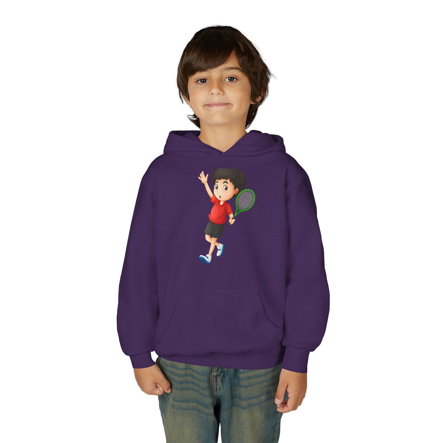 Men's Tennis Hoodie - Activewear Sweatshirt, Sports Hoodie, Birthday Gift, Tennis Lover Apparel, Cozy Top