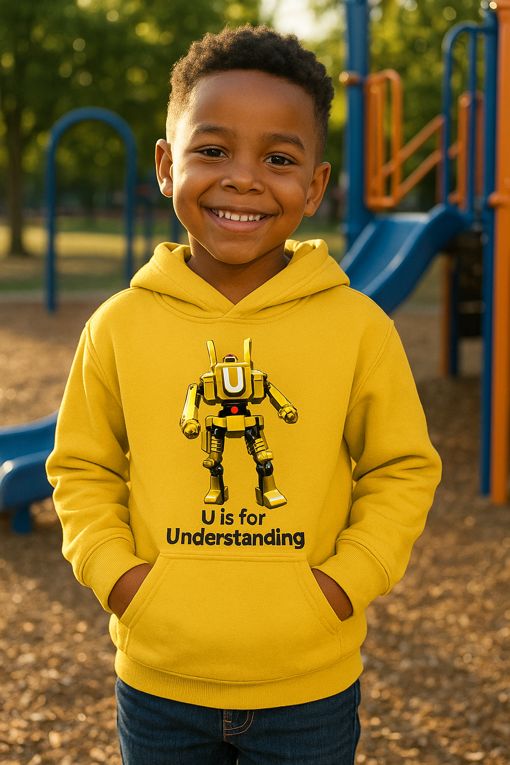 Youth Understanding Hoodie, Fun Kids Sweatshirt, Graphic Pullover, Casual Wear, Gift for Boys and Girls, School Spirit Apparel