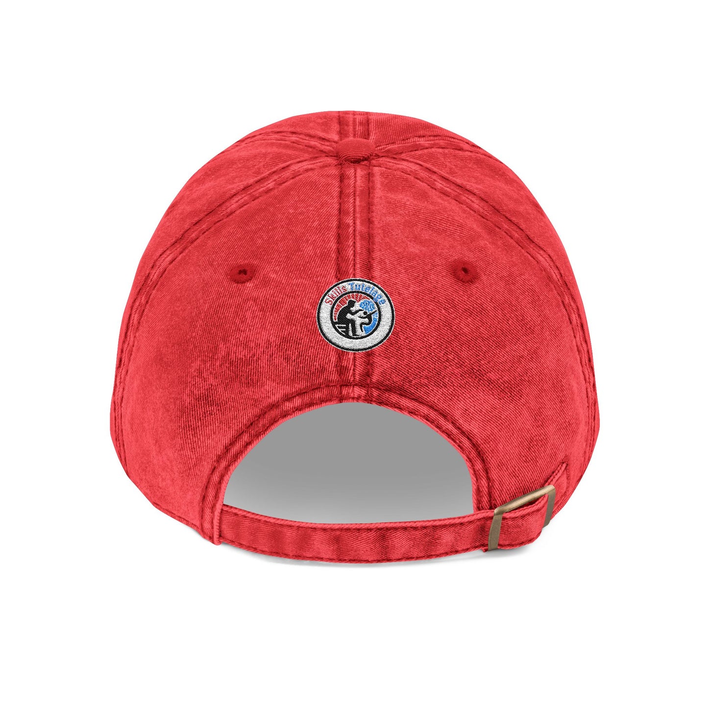 Vintage Embroidered Baseball Cap — "No Hating" Patch