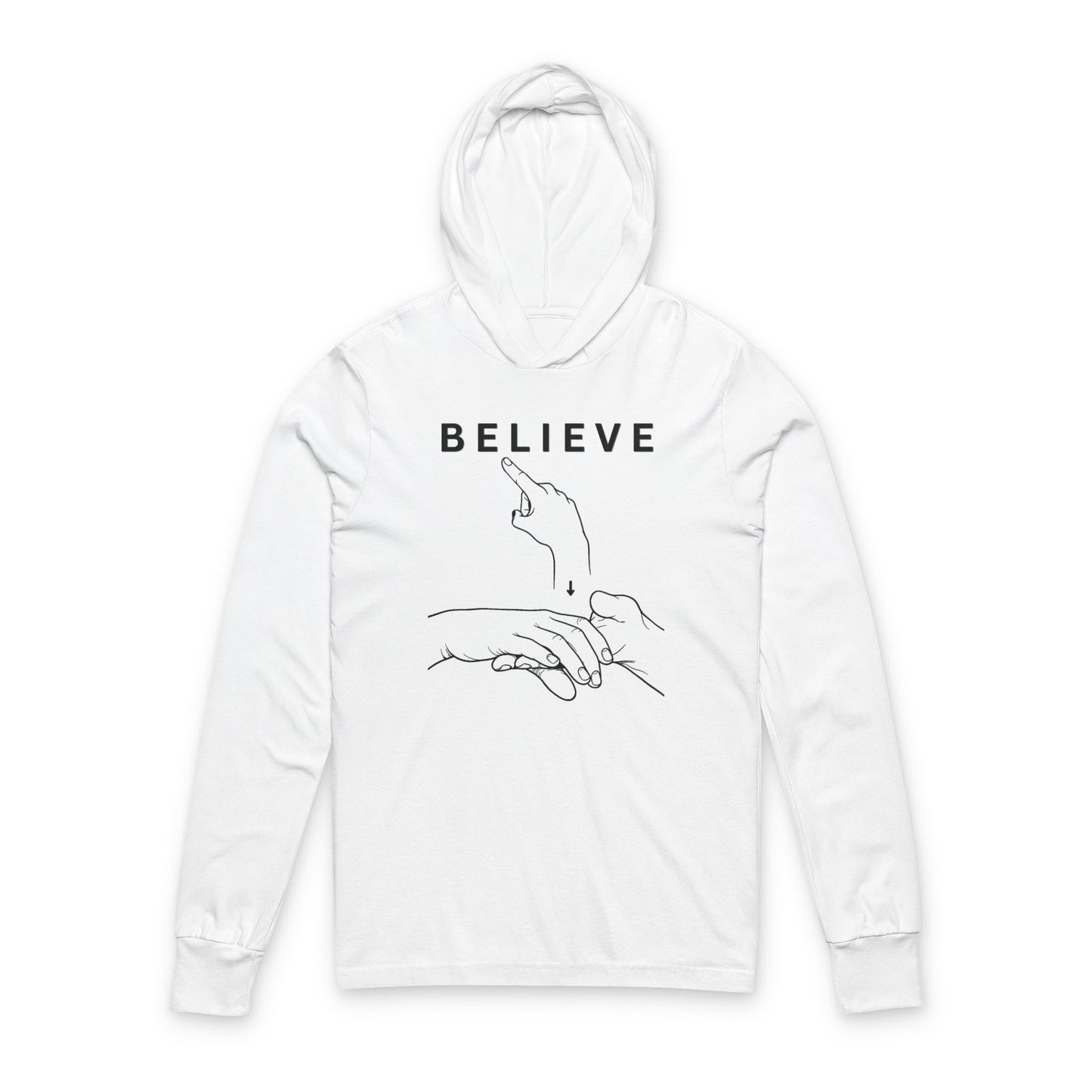 Believe Sign Language Hoodie