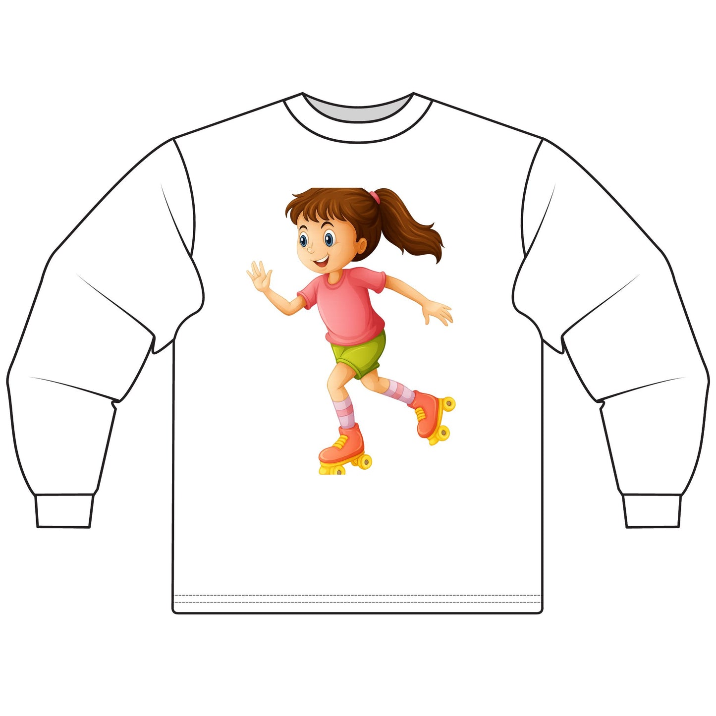Roller Skating Long Sleeve T-Shirt