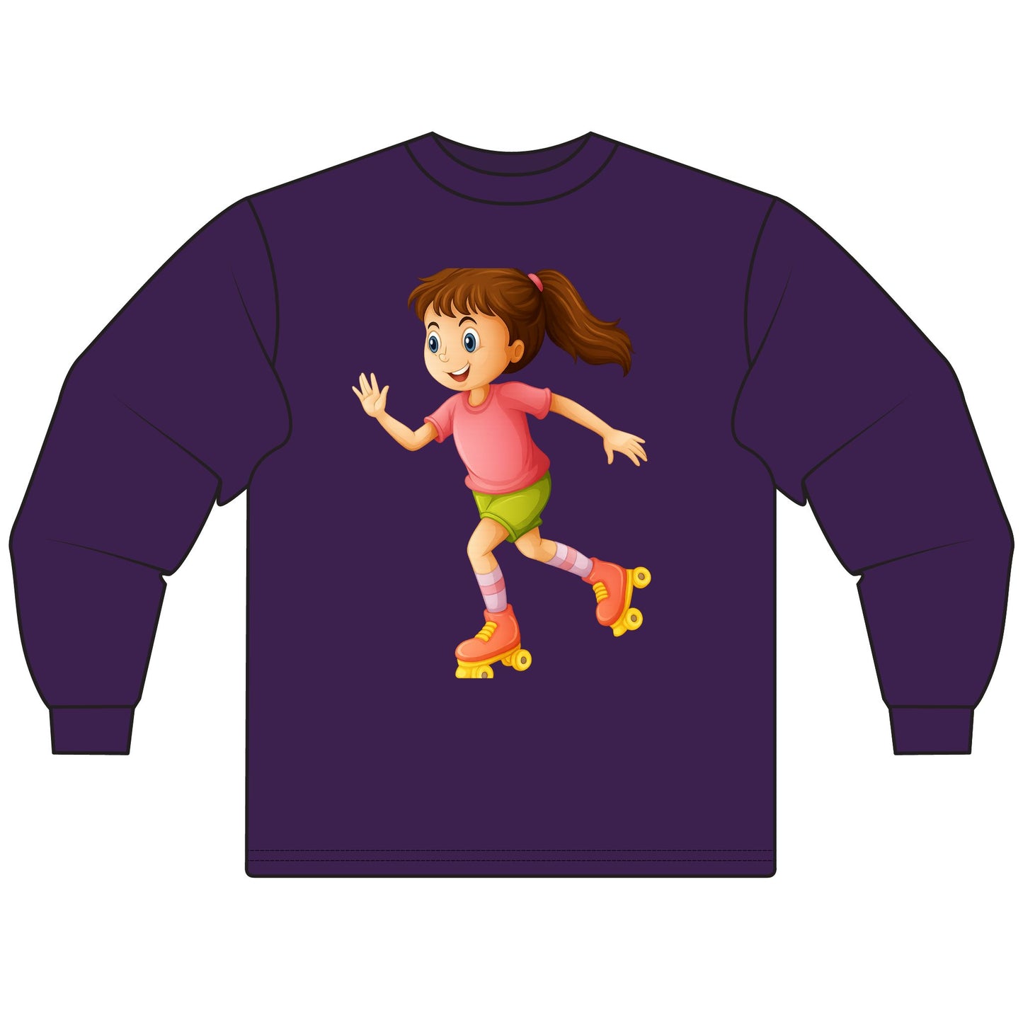 Roller Skating Long Sleeve T-Shirt