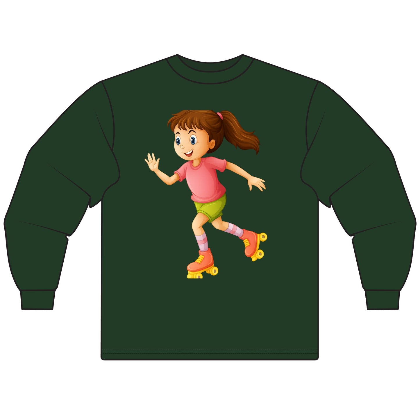 Roller Skating Long Sleeve T-Shirt
