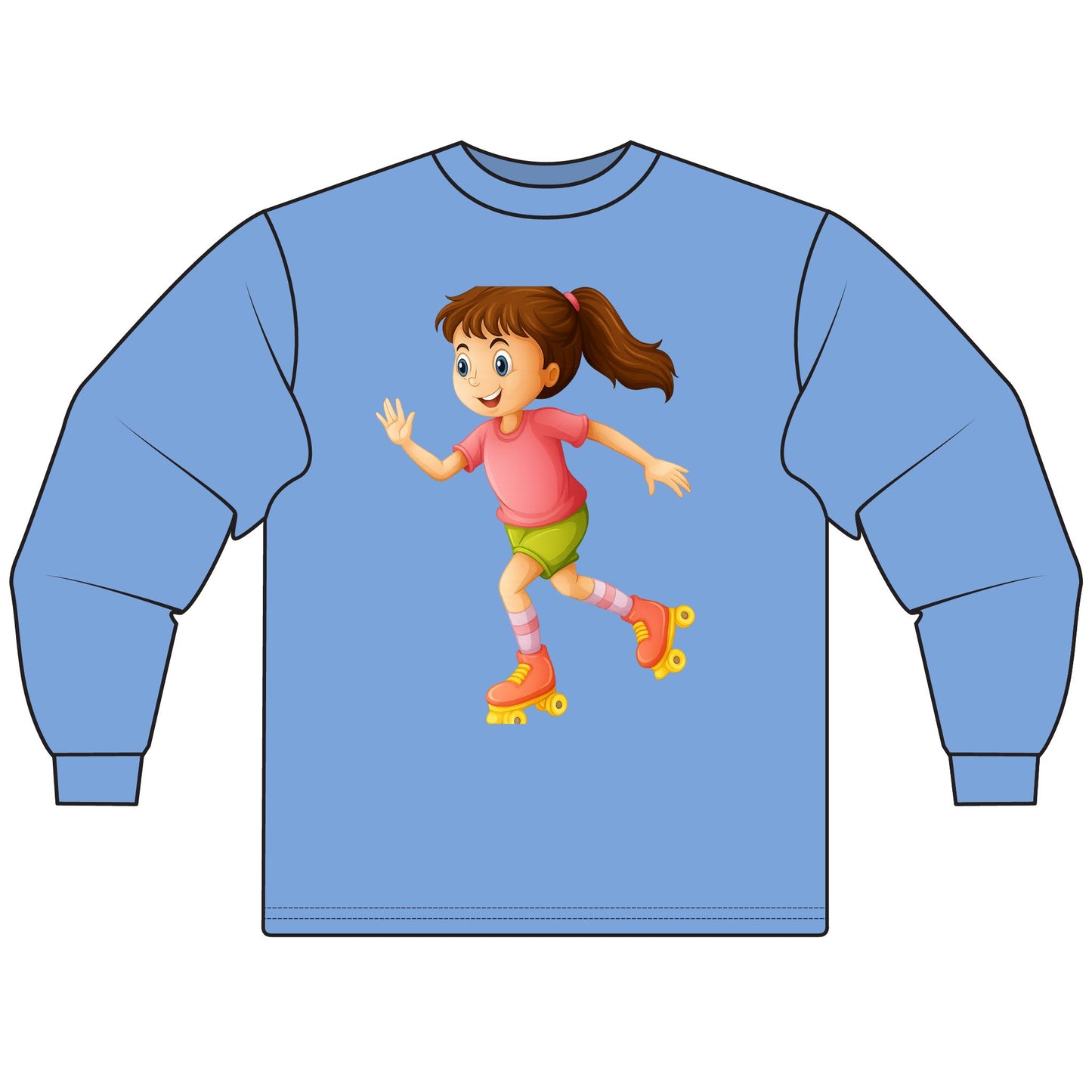 Roller Skating Long Sleeve T-Shirt