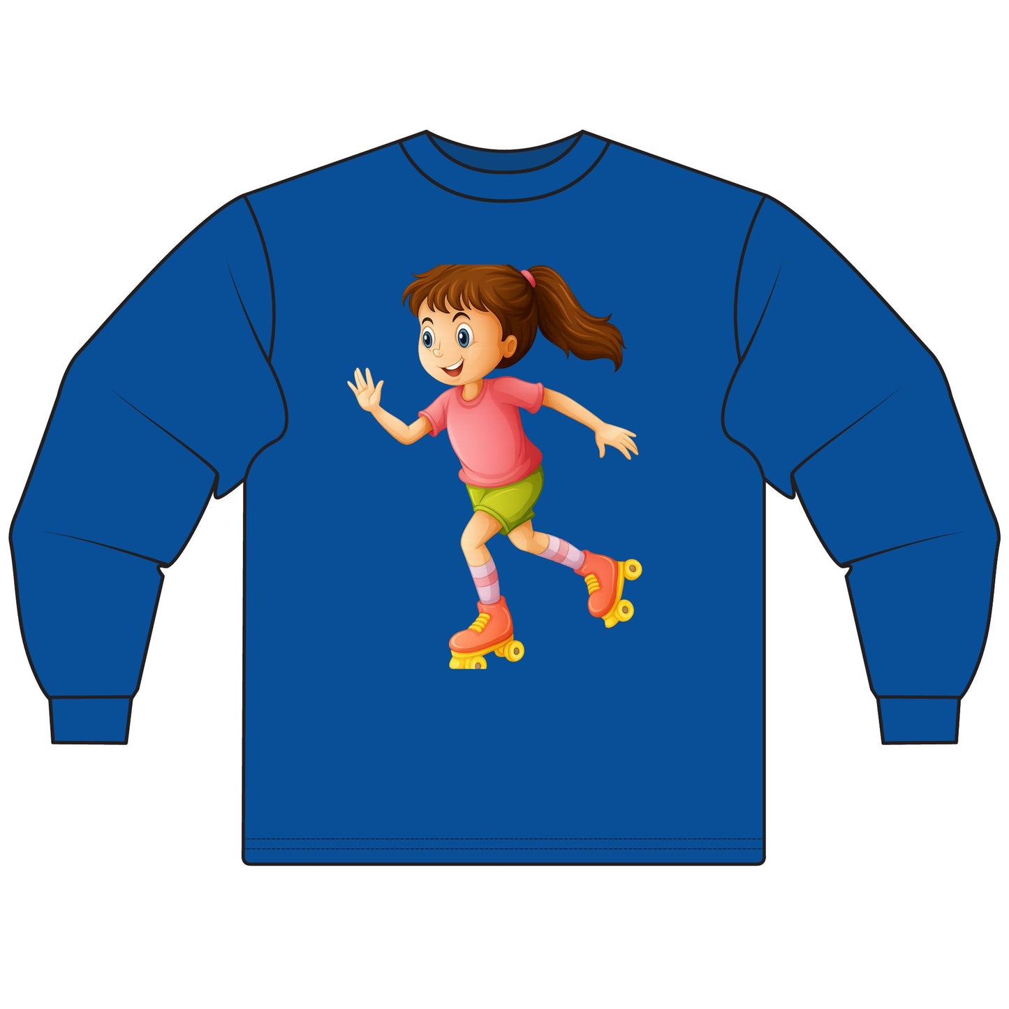 Roller Skating Long Sleeve T-Shirt
