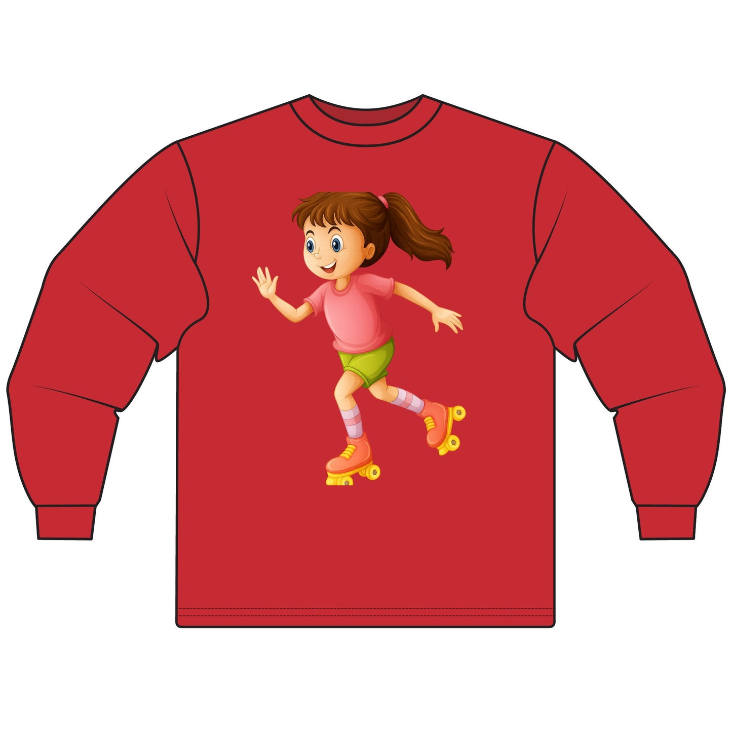 Roller Skating Long Sleeve T-Shirt