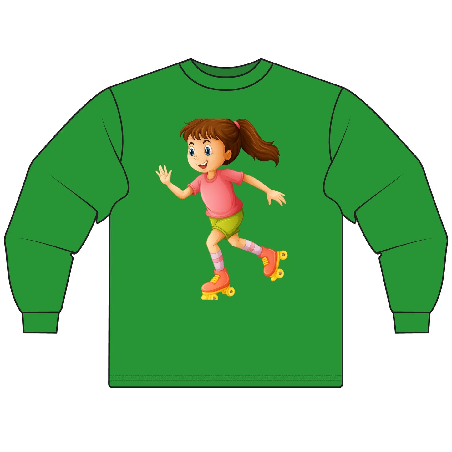 Roller Skating Long Sleeve T-Shirt