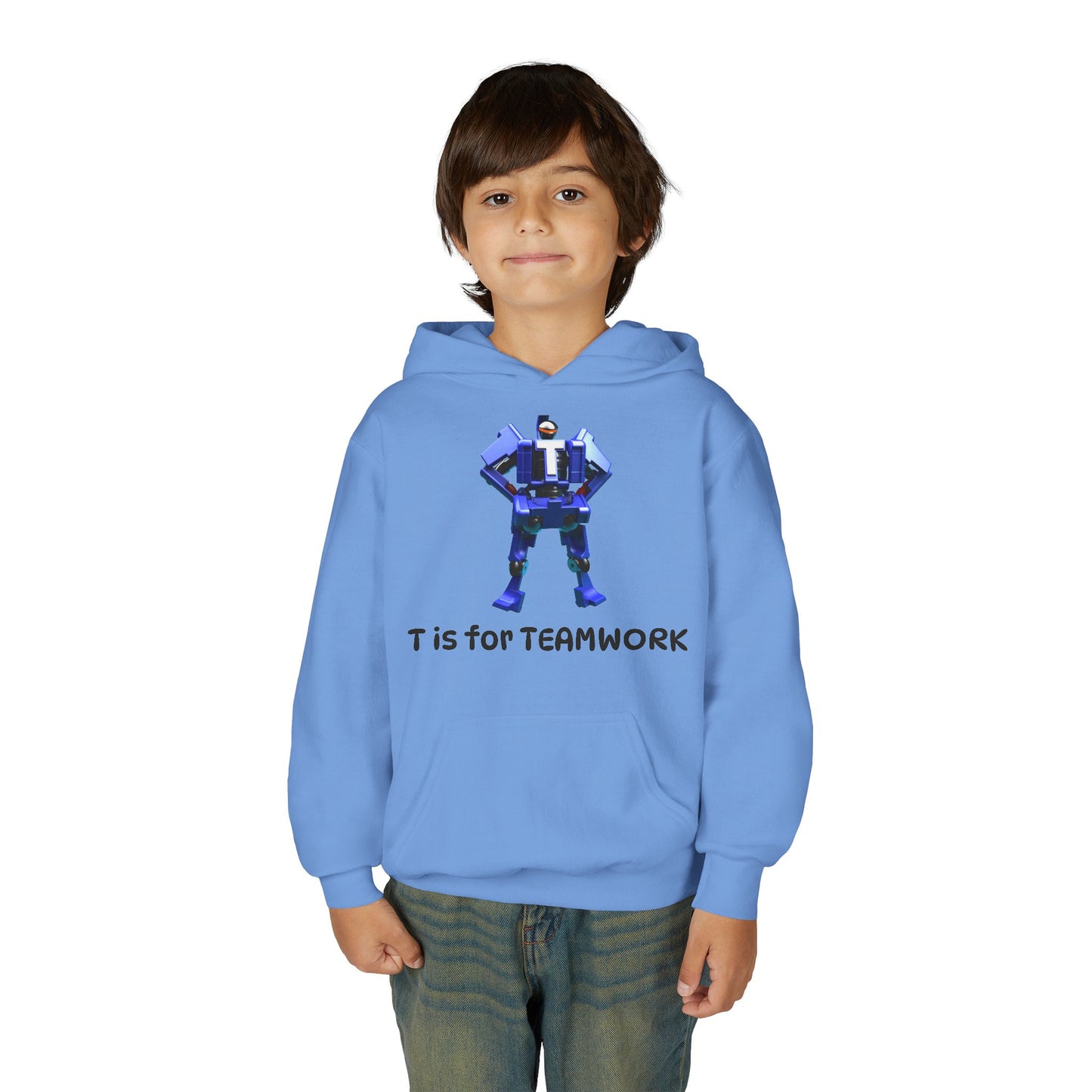 Unisex Teamwork Hoodie - Motivational Sweatshirt, Fun Gift for Students, Back to School Style, Team Spirit Apparel, Cozy Hoodie