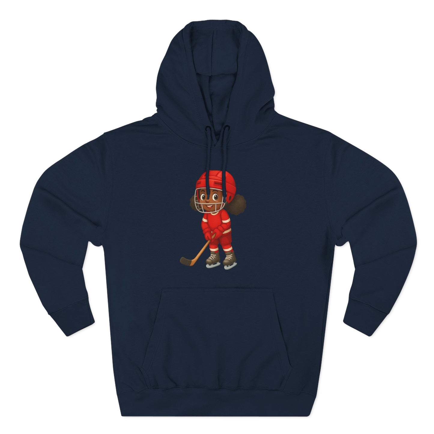 Cute Hockey Kid Fleece Hoodie, Funny Sports Apparel, Gift for Hockey Lovers, Winter Warmth, Kids' Hoodie