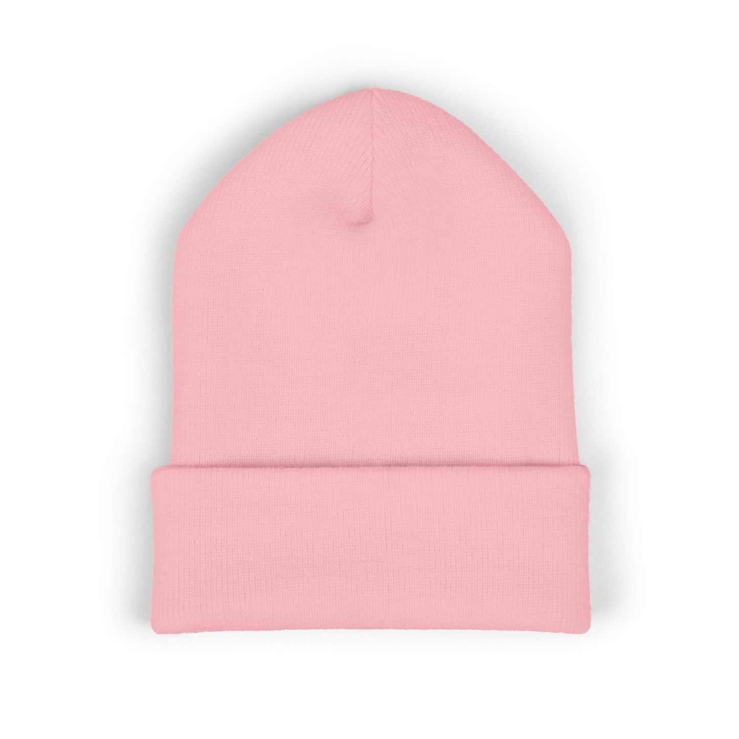 THE GOAT Embroidered Cuffed Beanie — Classic Knit Winter Hat