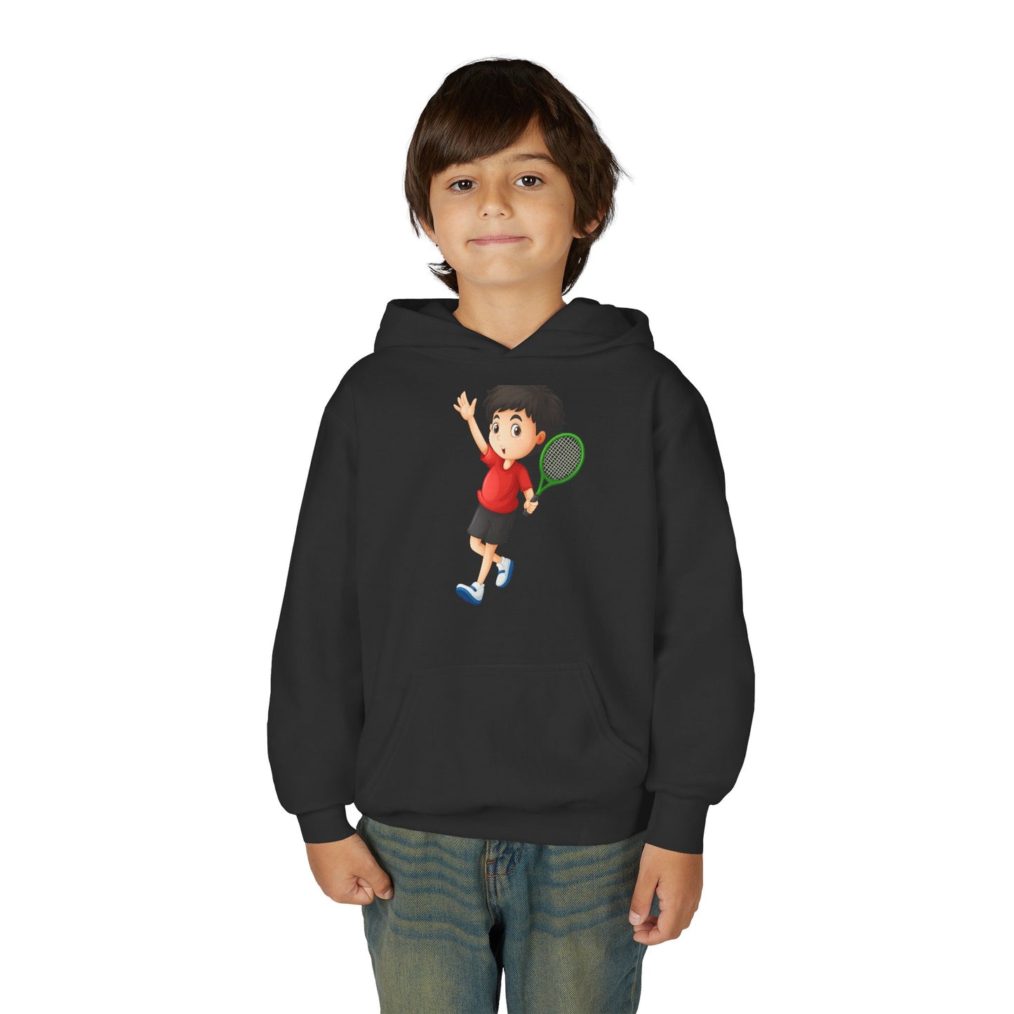 Men's Tennis Hoodie - Activewear Sweatshirt, Sports Hoodie, Birthday Gift, Tennis Lover Apparel, Cozy Top