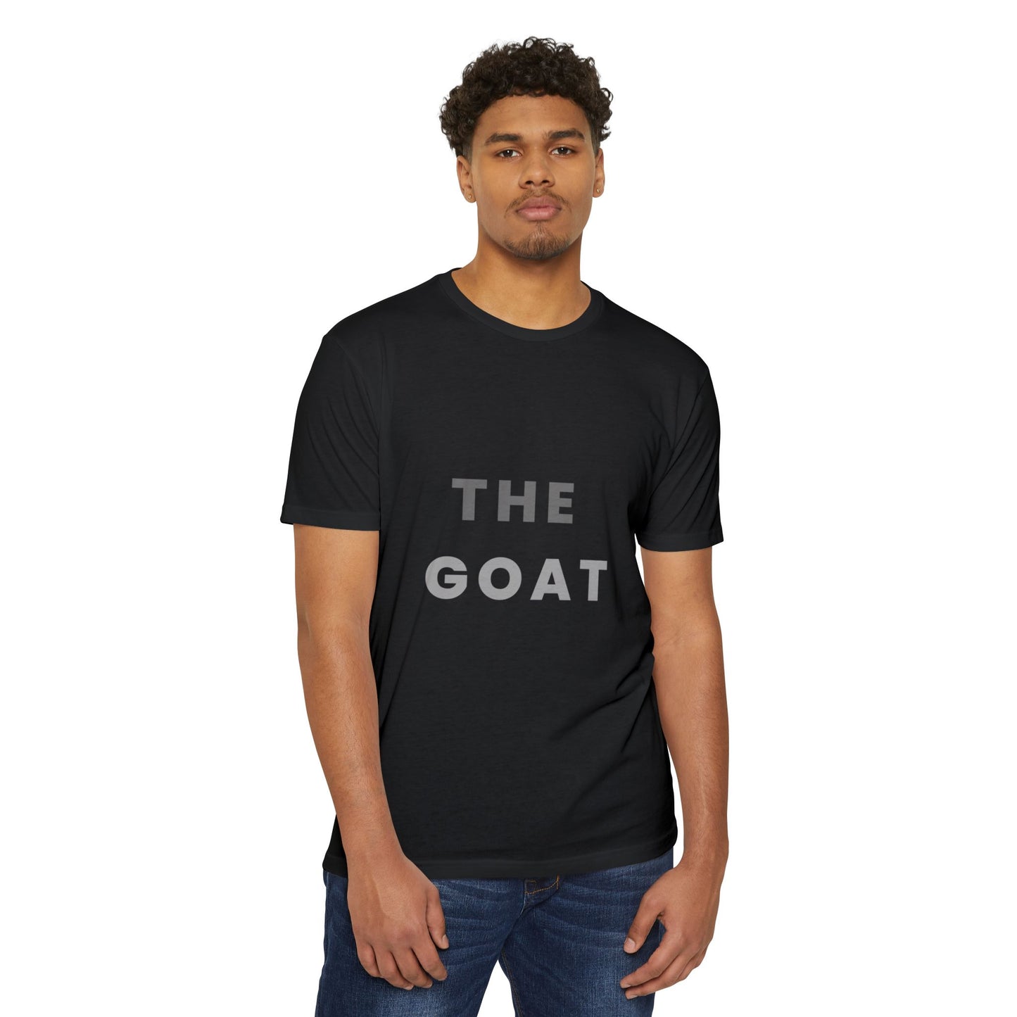 THE GOAT Graphic T-Shirt — Bold Minimalist Statement Tee