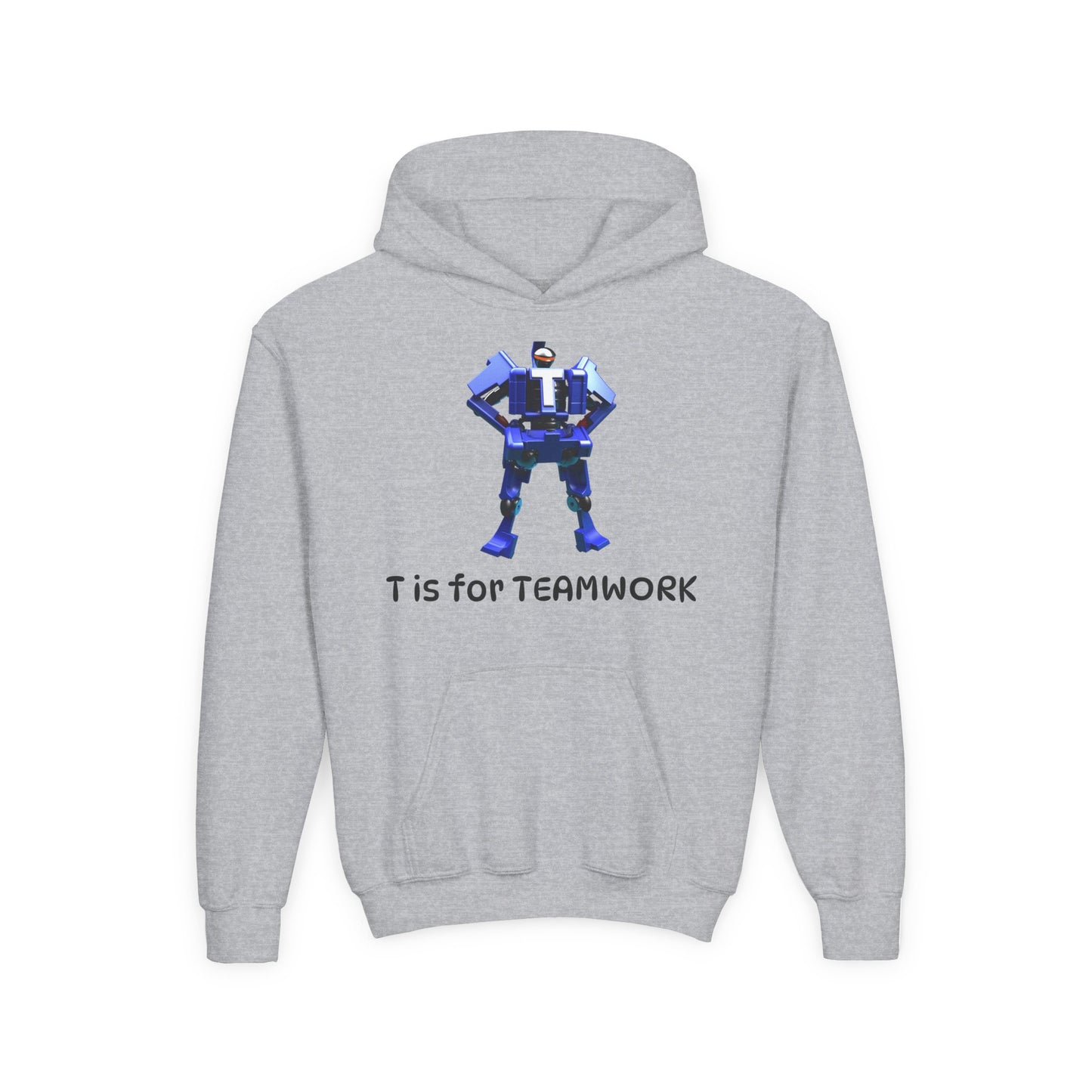 Unisex Teamwork Hoodie - Motivational Sweatshirt, Fun Gift for Students, Back to School Style, Team Spirit Apparel, Cozy Hoodie