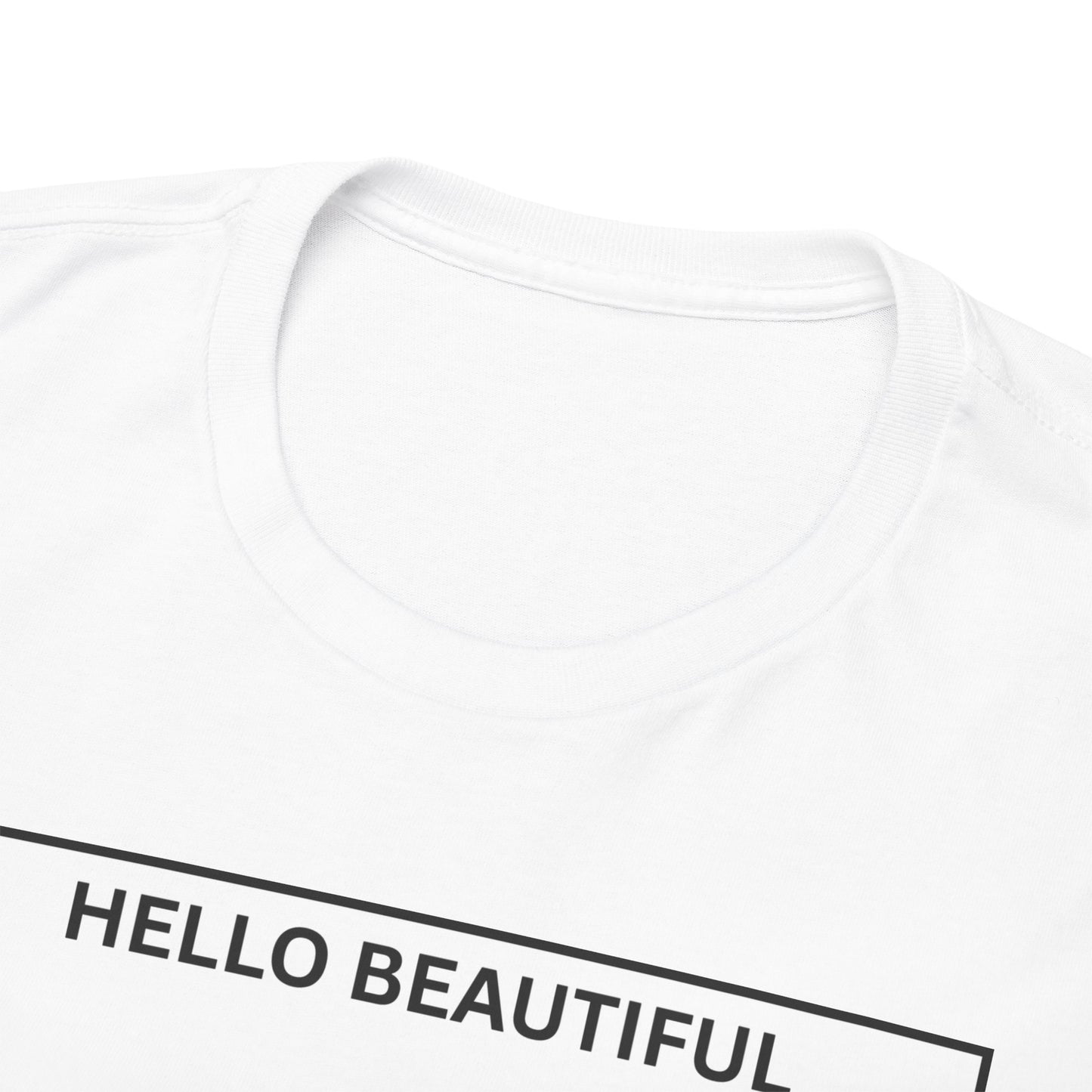 Hello Beautiful Sign Language T-Shirt — ASL Floral Graphic Tee