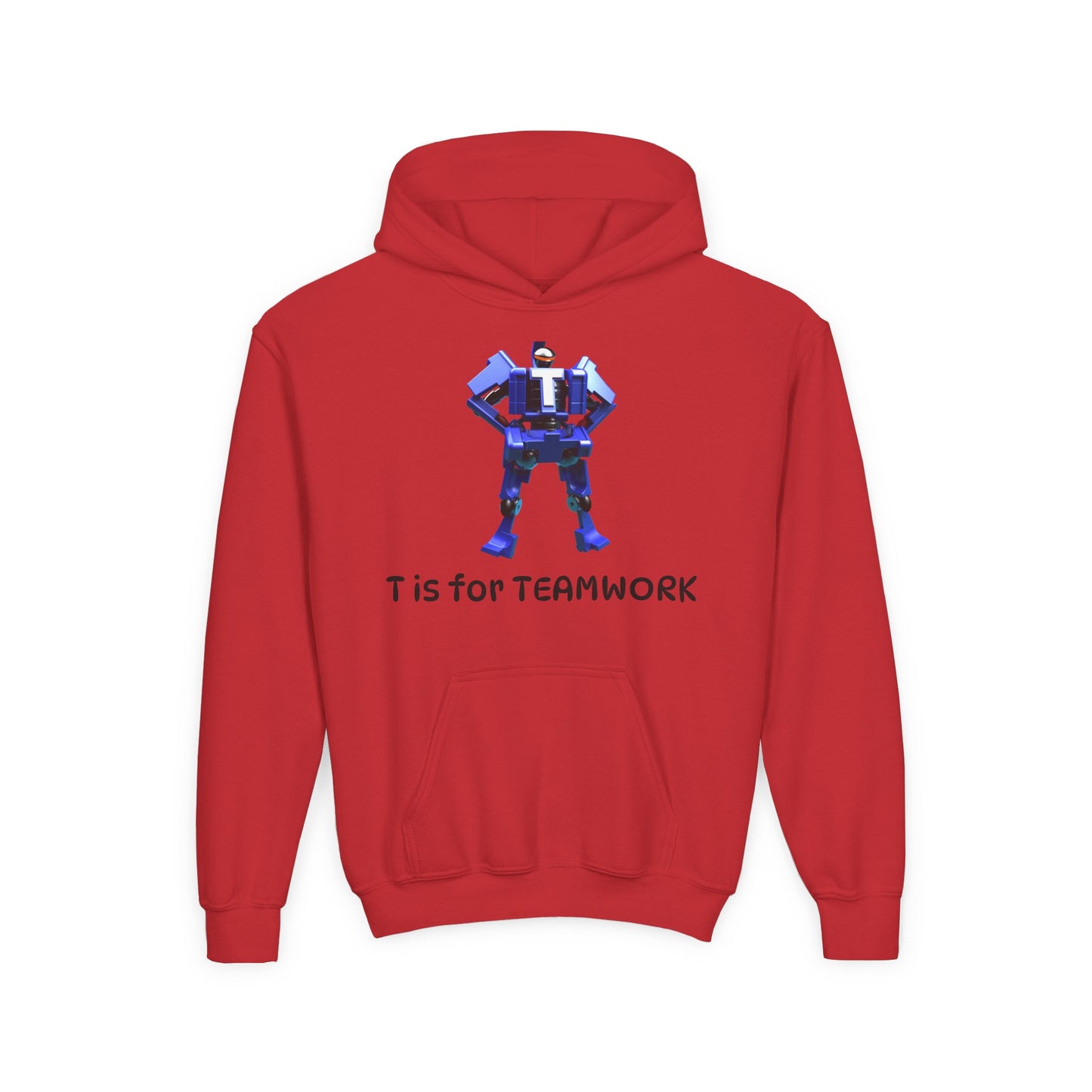 Unisex Teamwork Hoodie - Motivational Sweatshirt, Fun Gift for Students, Back to School Style, Team Spirit Apparel, Cozy Hoodie