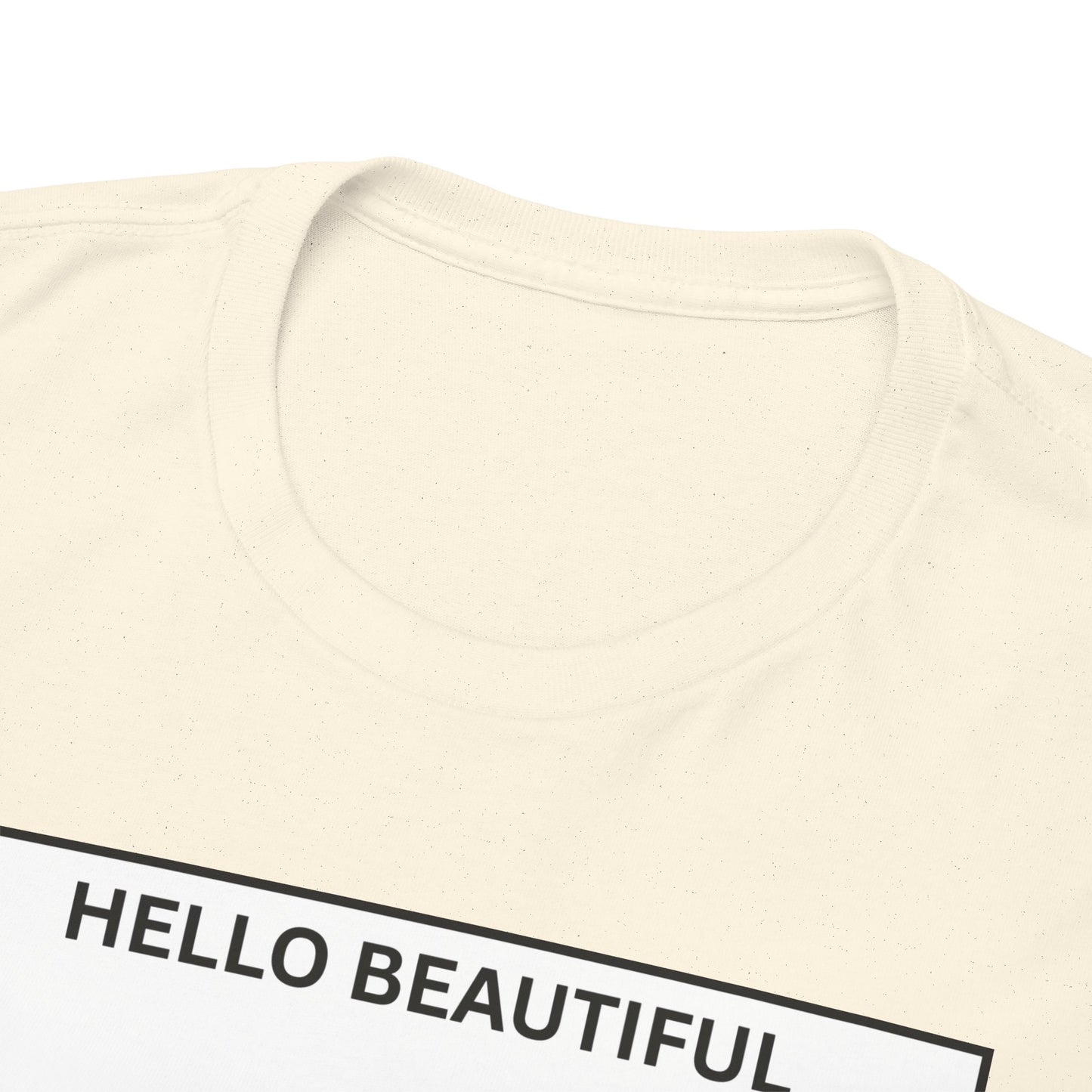 Hello Beautiful Sign Language T-Shirt — ASL Floral Graphic Tee