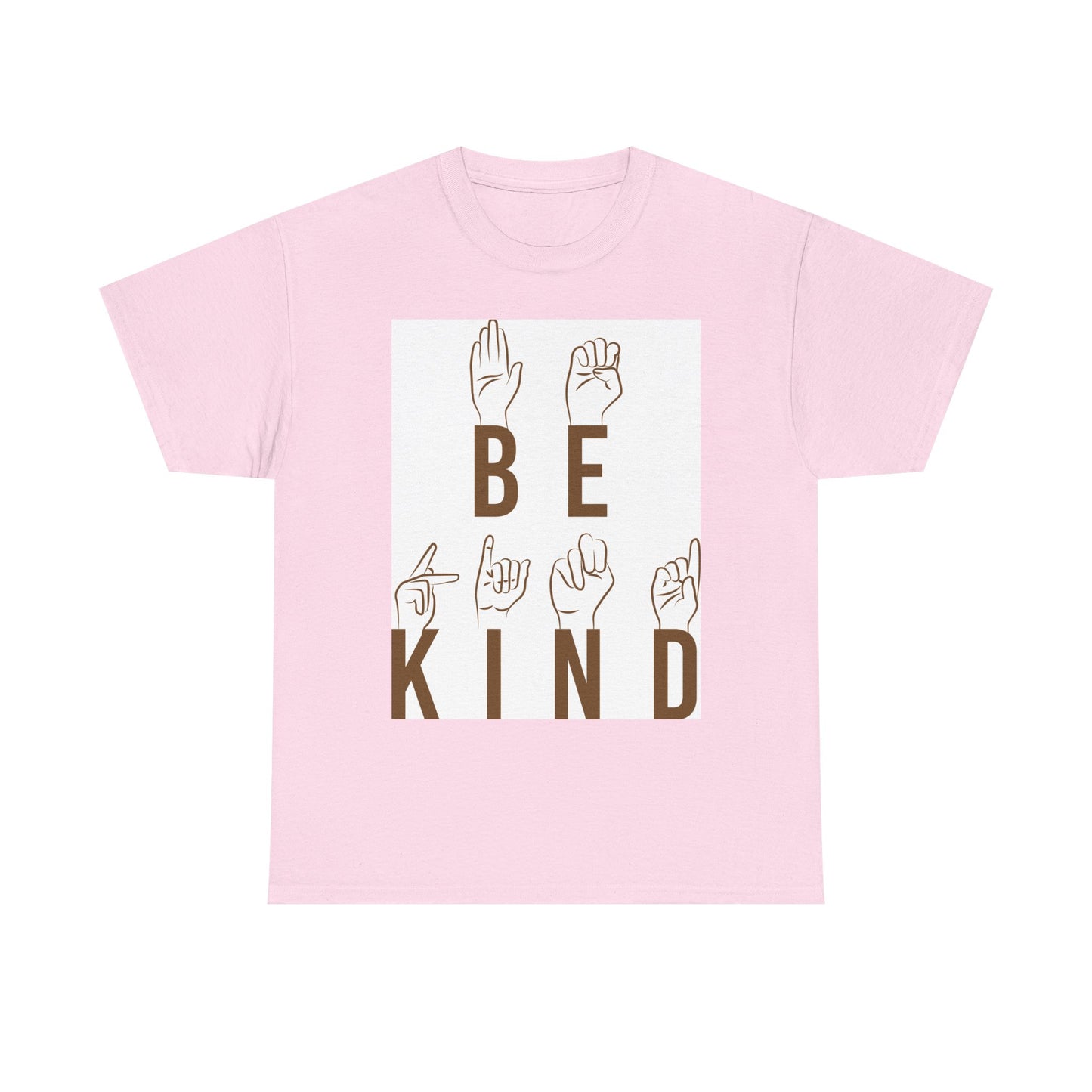 Be Kind ASL T-Shirt — Sign Language Positive Message Tee
