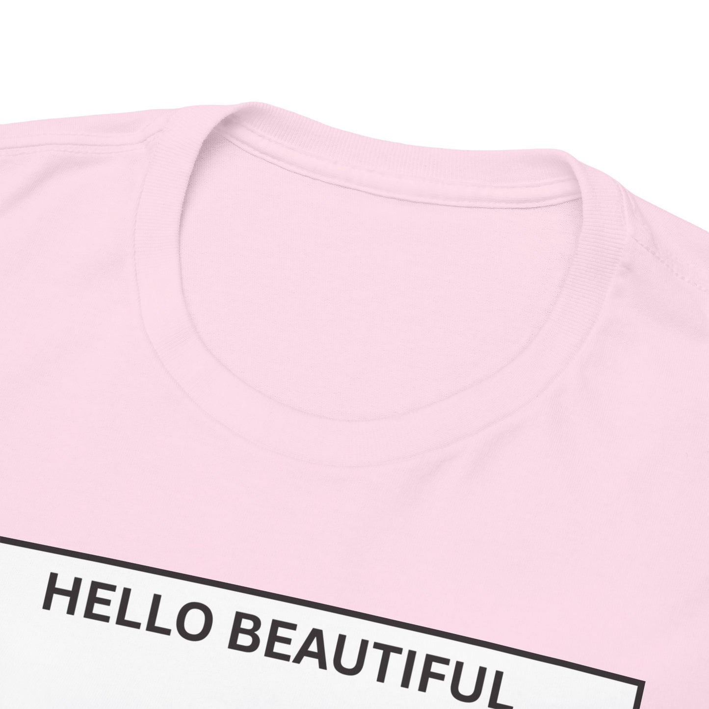 Hello Beautiful Sign Language T-Shirt — ASL Floral Graphic Tee