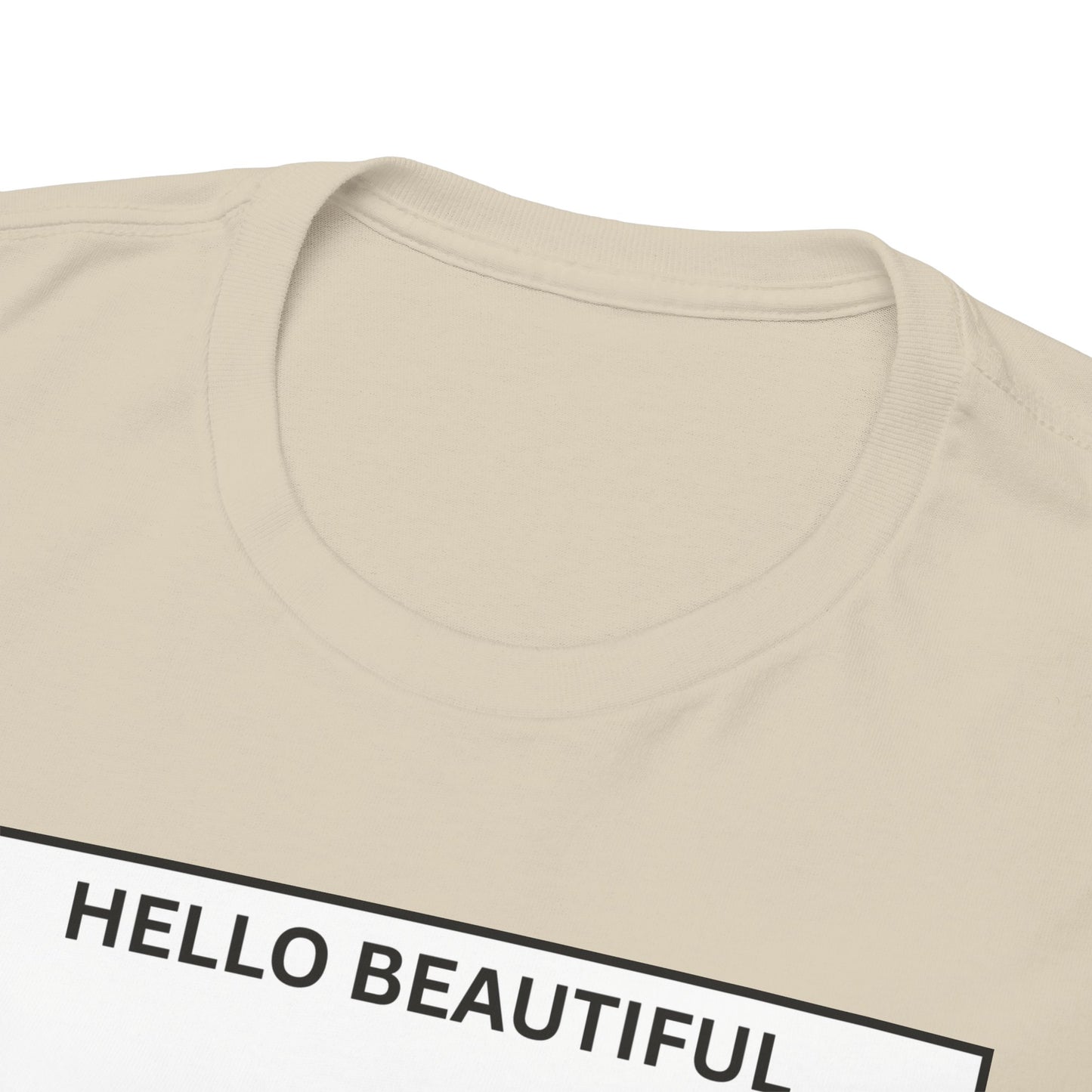 Hello Beautiful Sign Language T-Shirt — ASL Floral Graphic Tee
