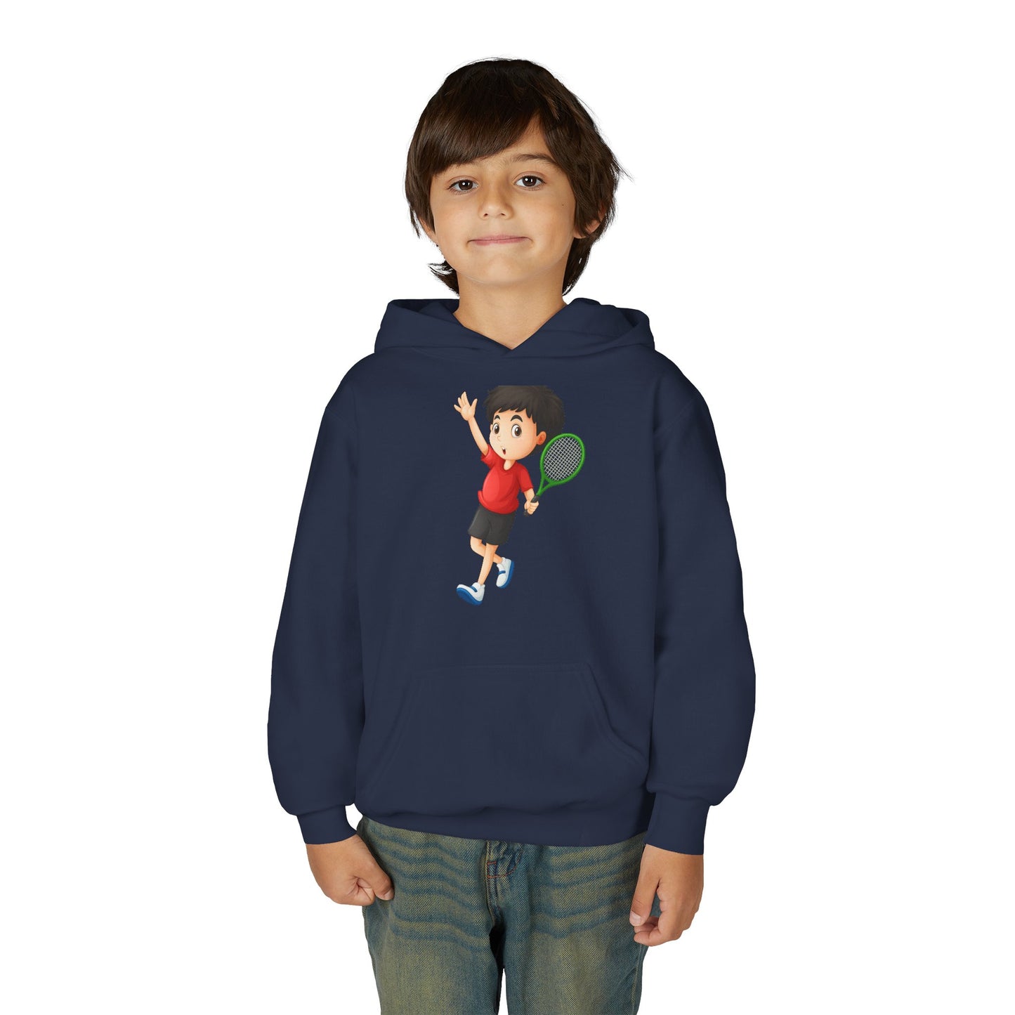 Men's Tennis Hoodie - Activewear Sweatshirt, Sports Hoodie, Birthday Gift, Tennis Lover Apparel, Cozy Top