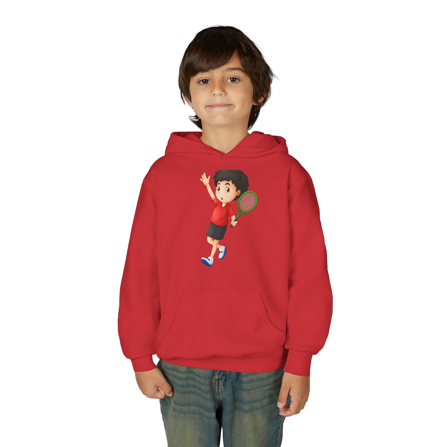 Men's Tennis Hoodie - Activewear Sweatshirt, Sports Hoodie, Birthday Gift, Tennis Lover Apparel, Cozy Top