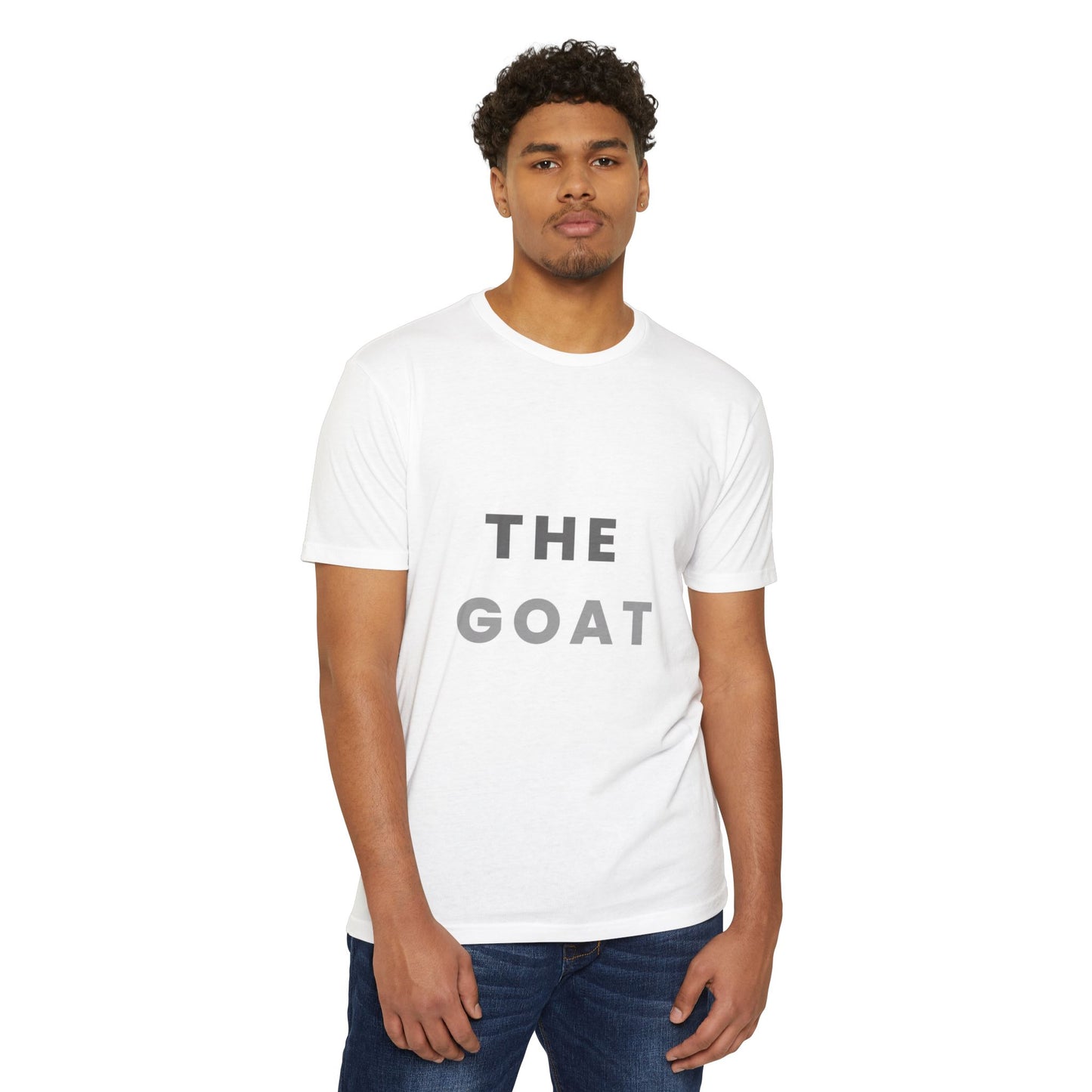 THE GOAT Graphic T-Shirt — Bold Minimalist Statement Tee