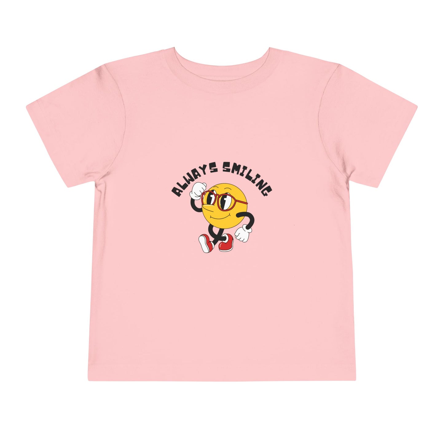 Always Smiling Toddler Tee, Cute Kids Shirt, Fun Toddler Apparel, Birthday Gift, Everyday Wear, Cheerful Kids Clothing