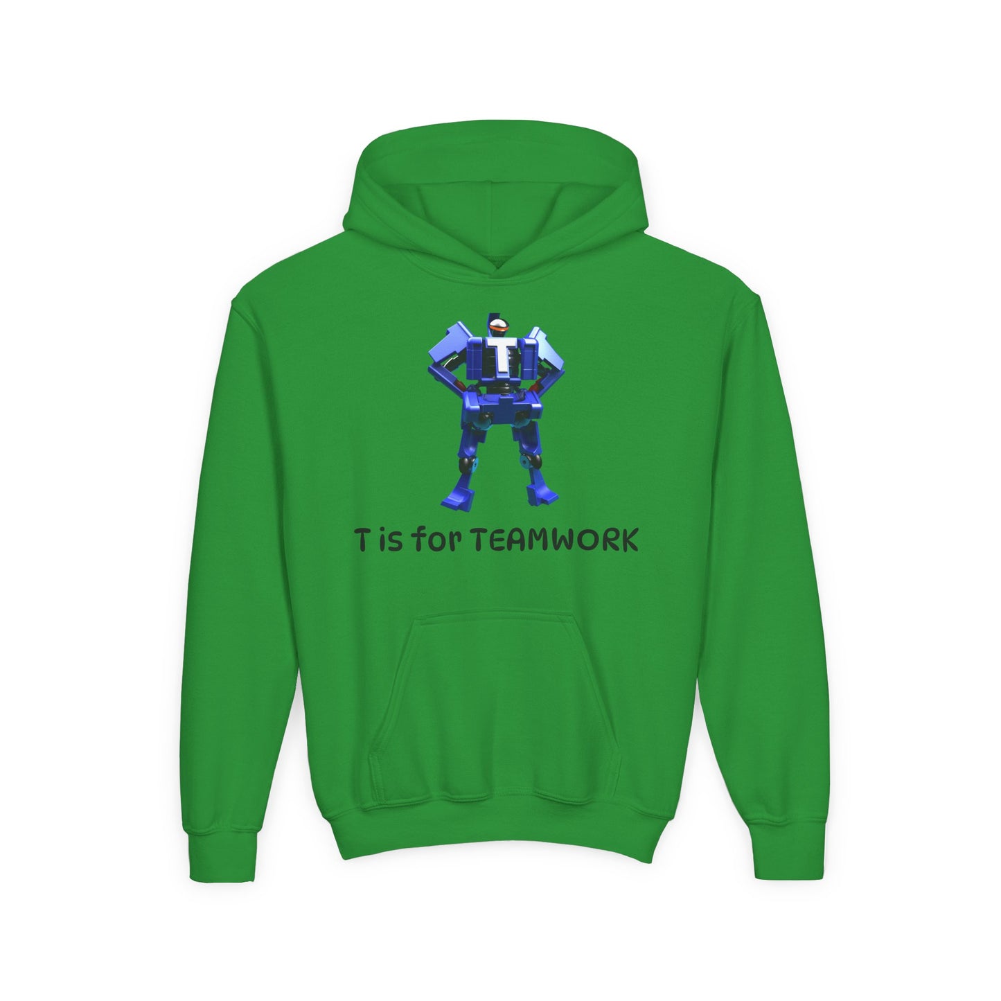 Unisex Teamwork Hoodie - Motivational Sweatshirt, Fun Gift for Students, Back to School Style, Team Spirit Apparel, Cozy Hoodie