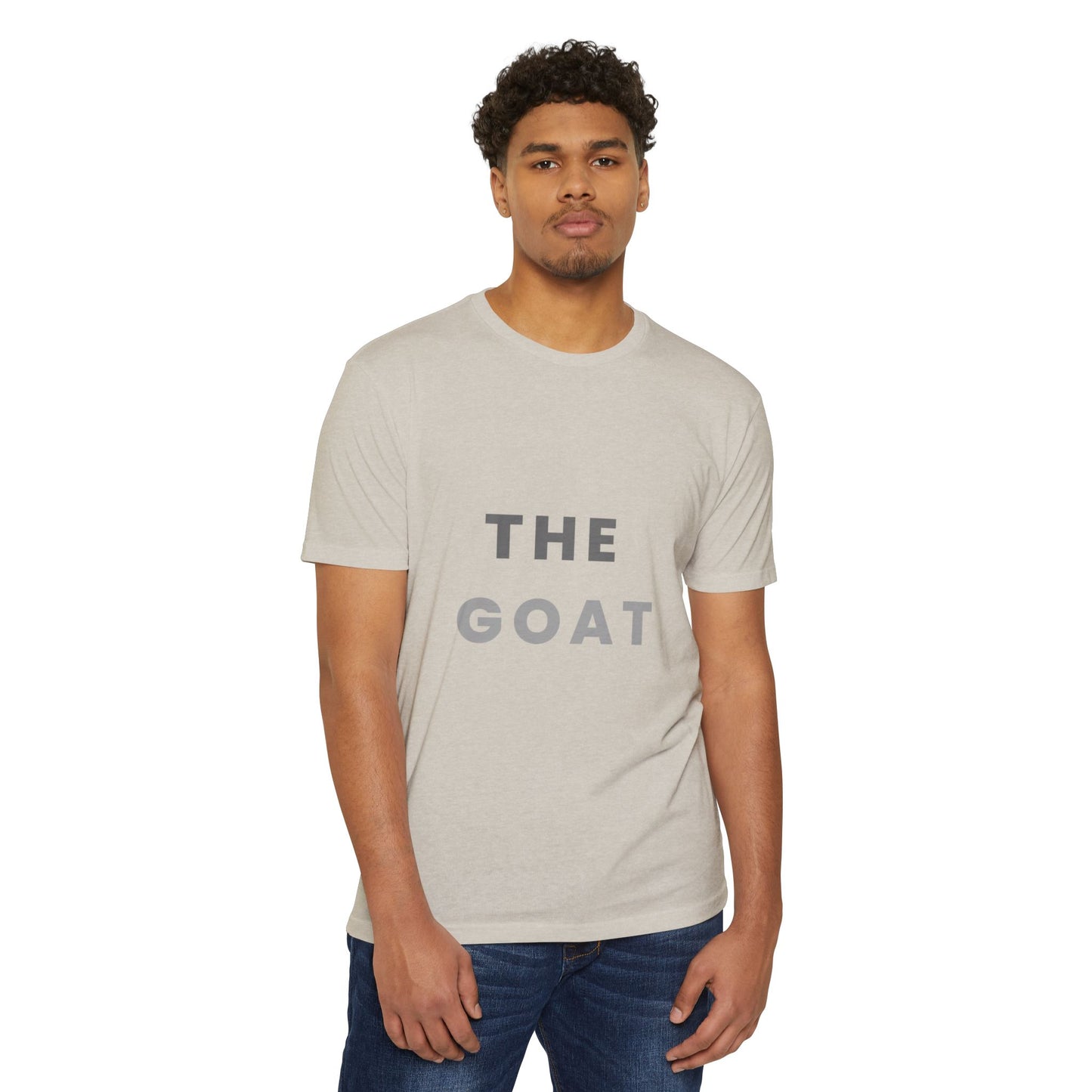 THE GOAT Graphic T-Shirt — Bold Minimalist Statement Tee
