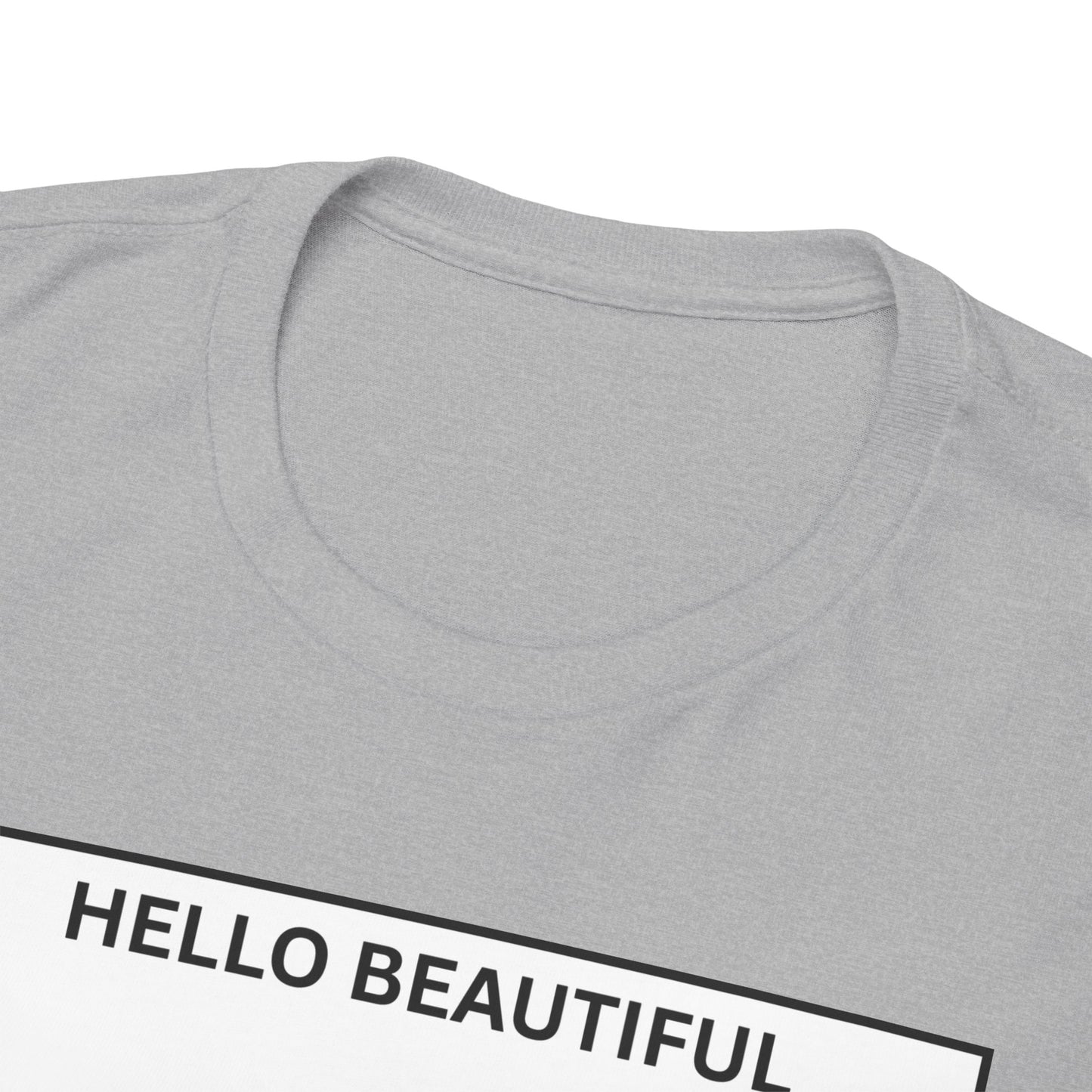 Hello Beautiful Sign Language T-Shirt — ASL Floral Graphic Tee