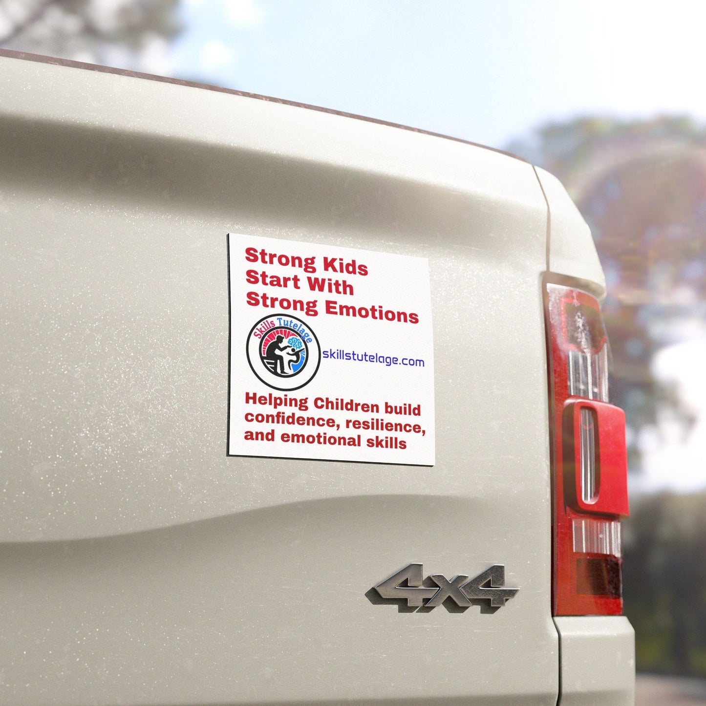 Skills Tutelage Car Magnet