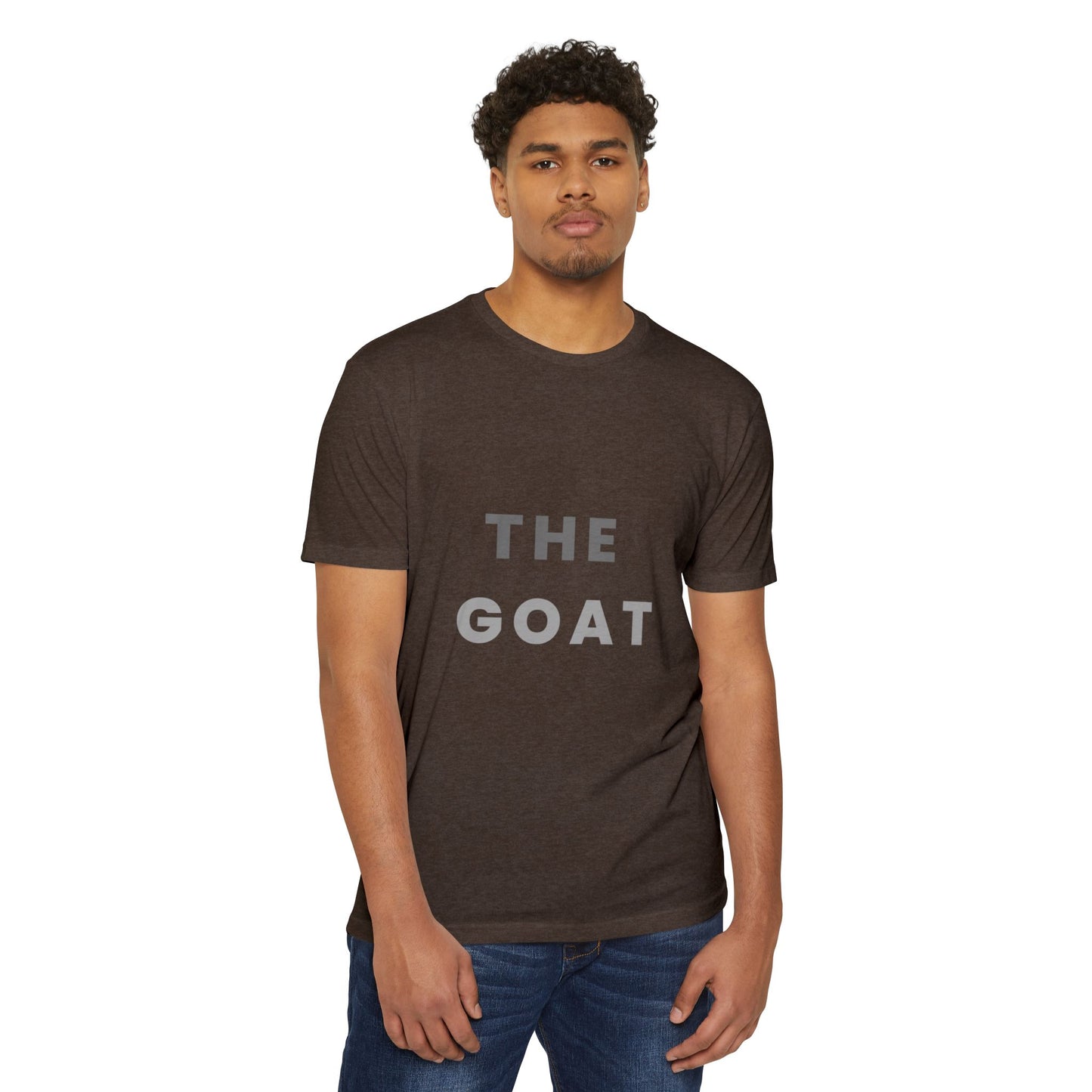 THE GOAT Graphic T-Shirt — Bold Minimalist Statement Tee