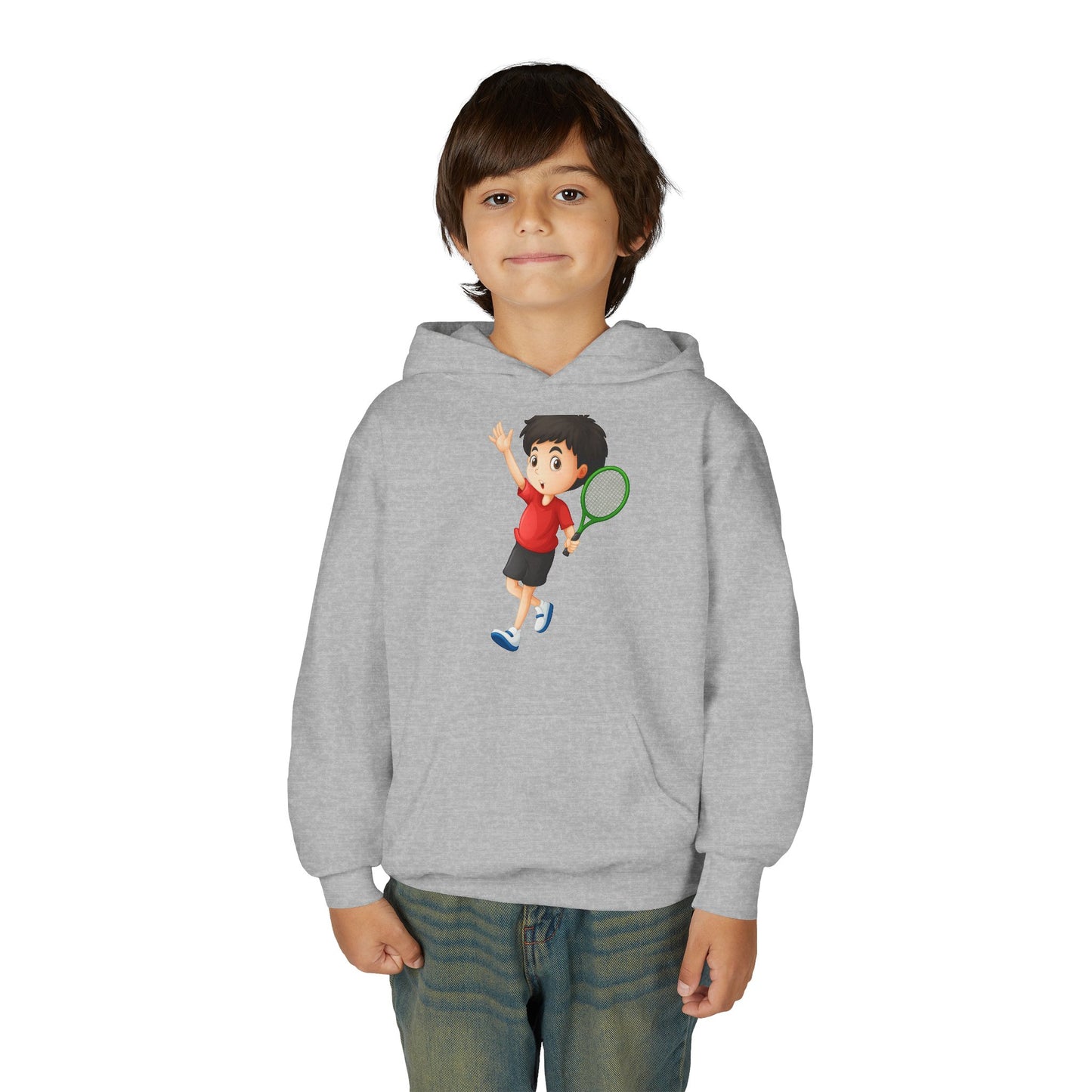 Men's Tennis Hoodie - Activewear Sweatshirt, Sports Hoodie, Birthday Gift, Tennis Lover Apparel, Cozy Top