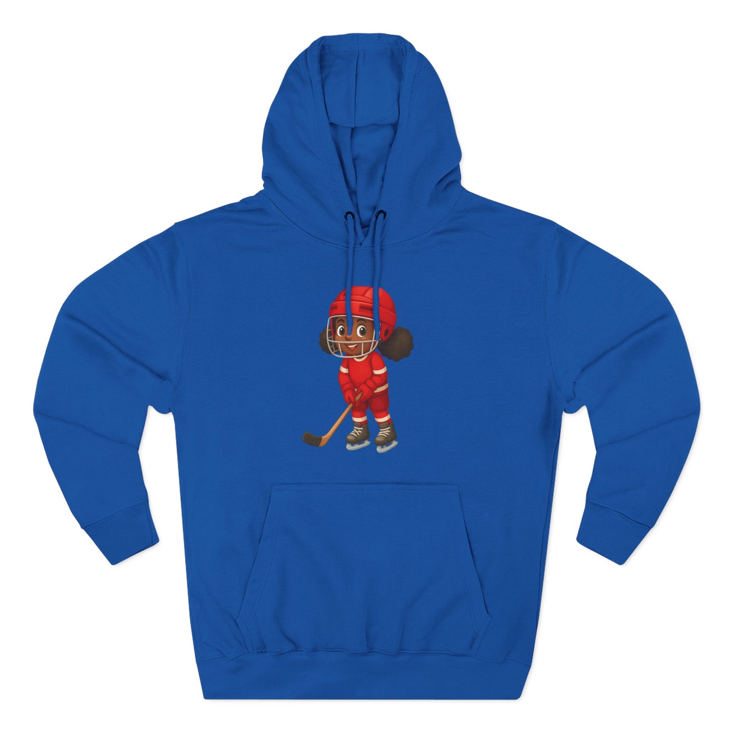 Cute Hockey Kid Fleece Hoodie, Funny Sports Apparel, Gift for Hockey Lovers, Winter Warmth, Kids' Hoodie