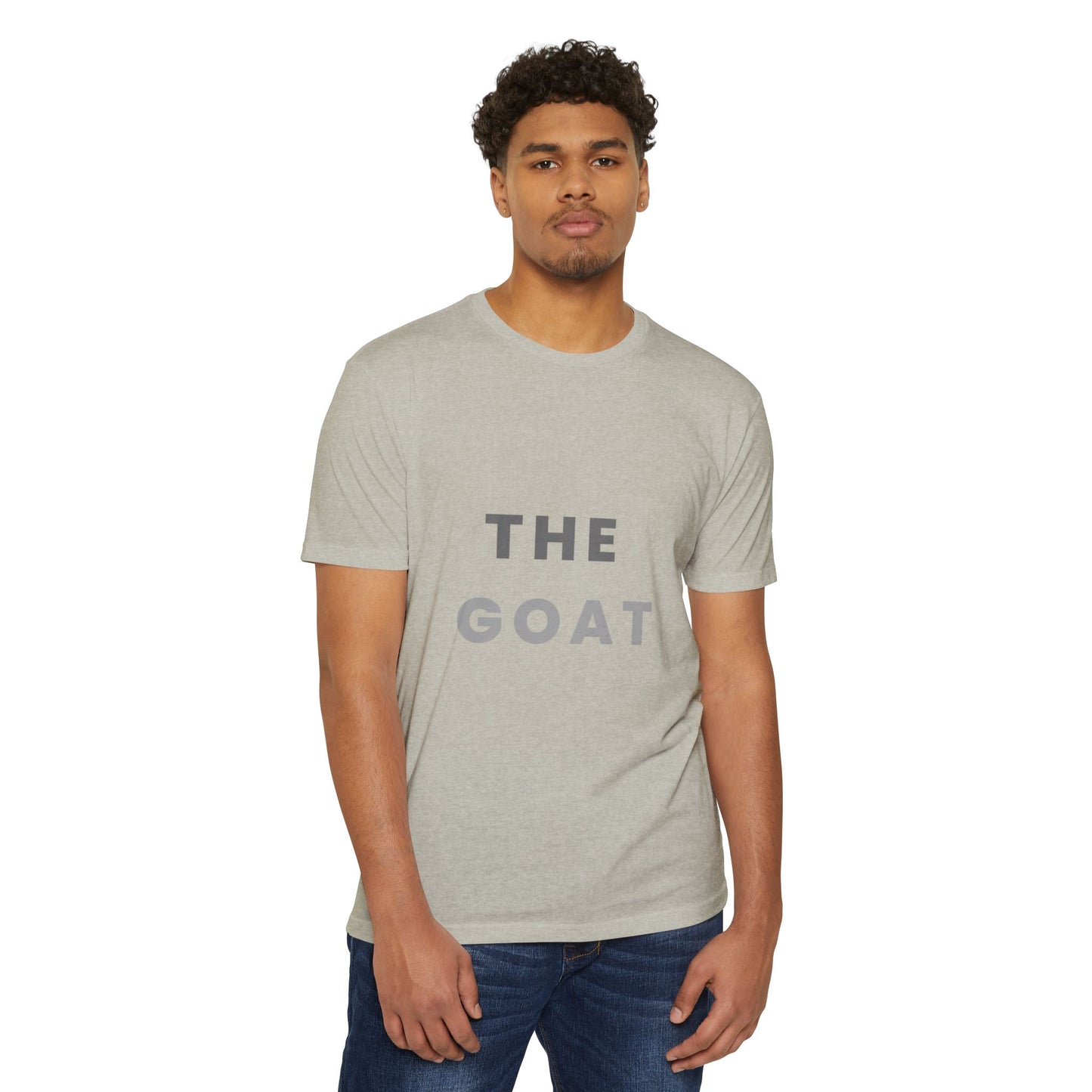 THE GOAT Graphic T-Shirt — Bold Minimalist Statement Tee