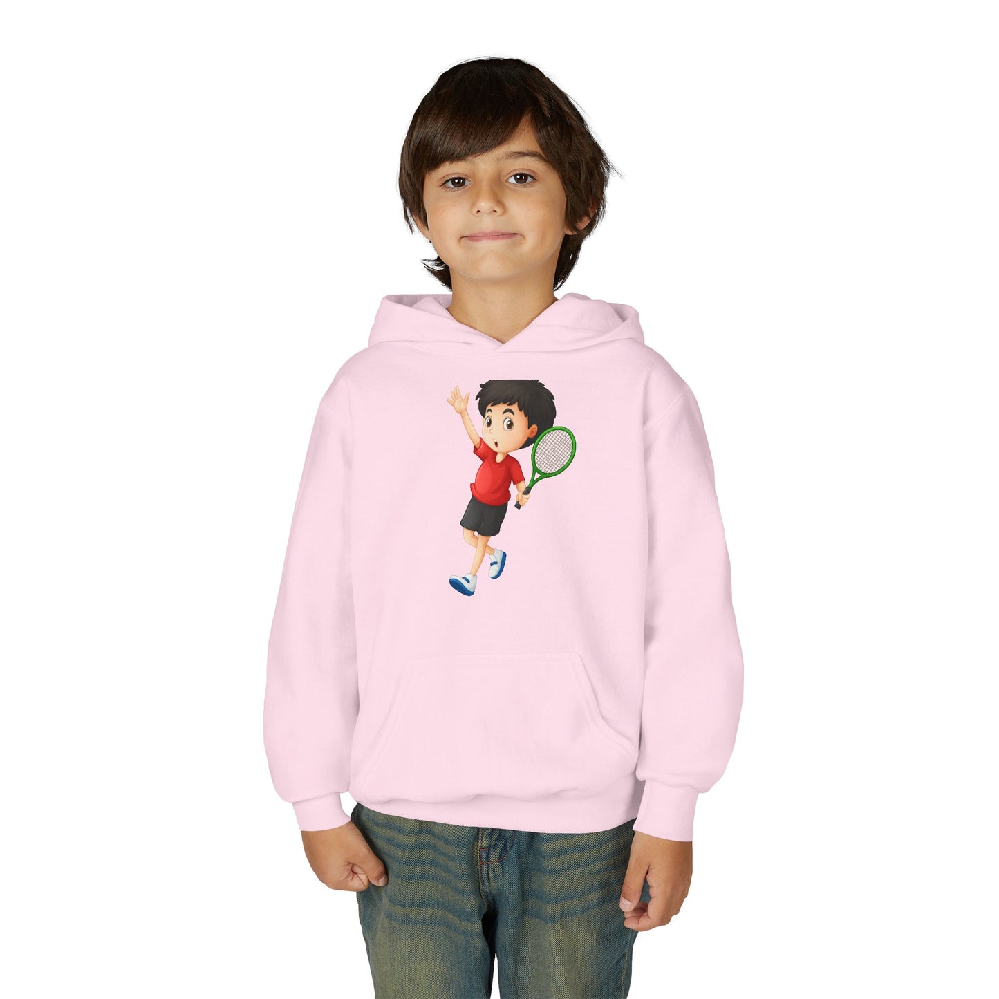 Men's Tennis Hoodie - Activewear Sweatshirt, Sports Hoodie, Birthday Gift, Tennis Lover Apparel, Cozy Top