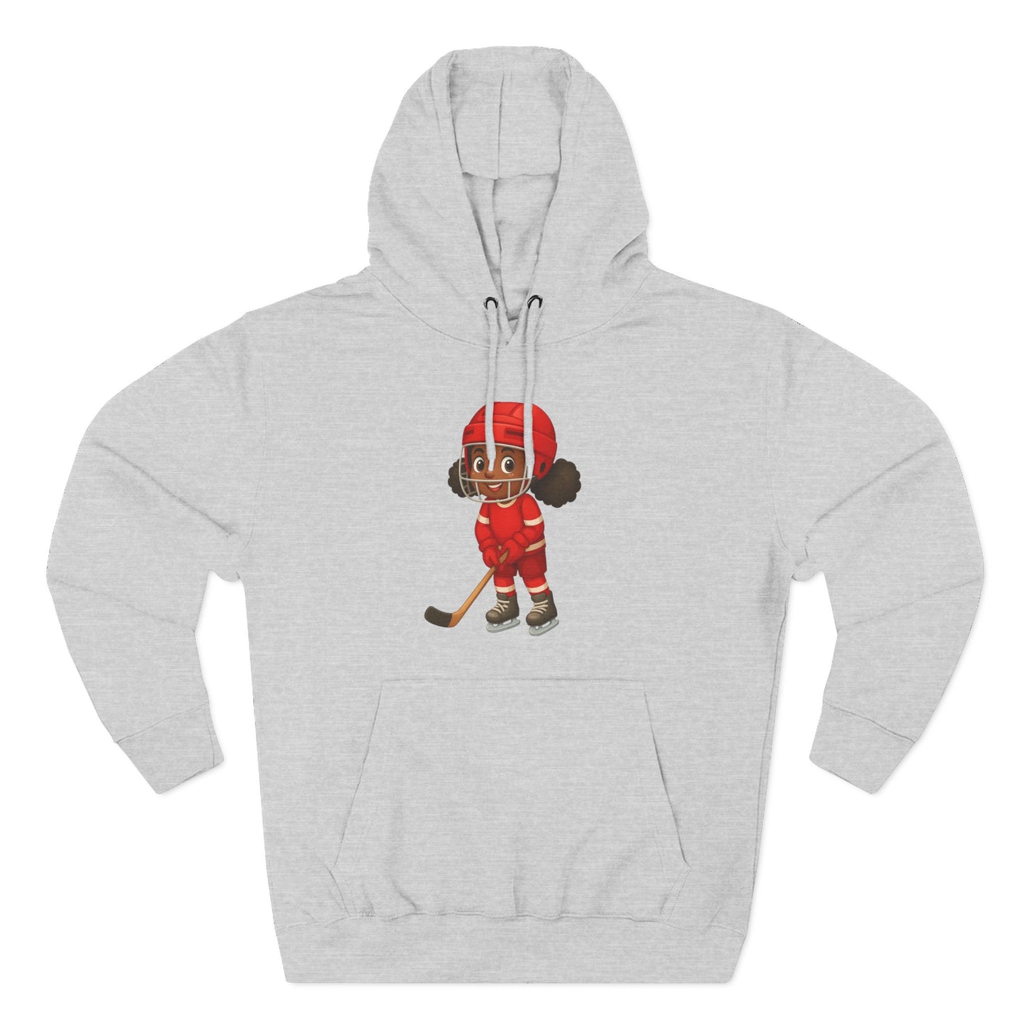 Cute Hockey Kid Fleece Hoodie, Funny Sports Apparel, Gift for Hockey Lovers, Winter Warmth, Kids' Hoodie
