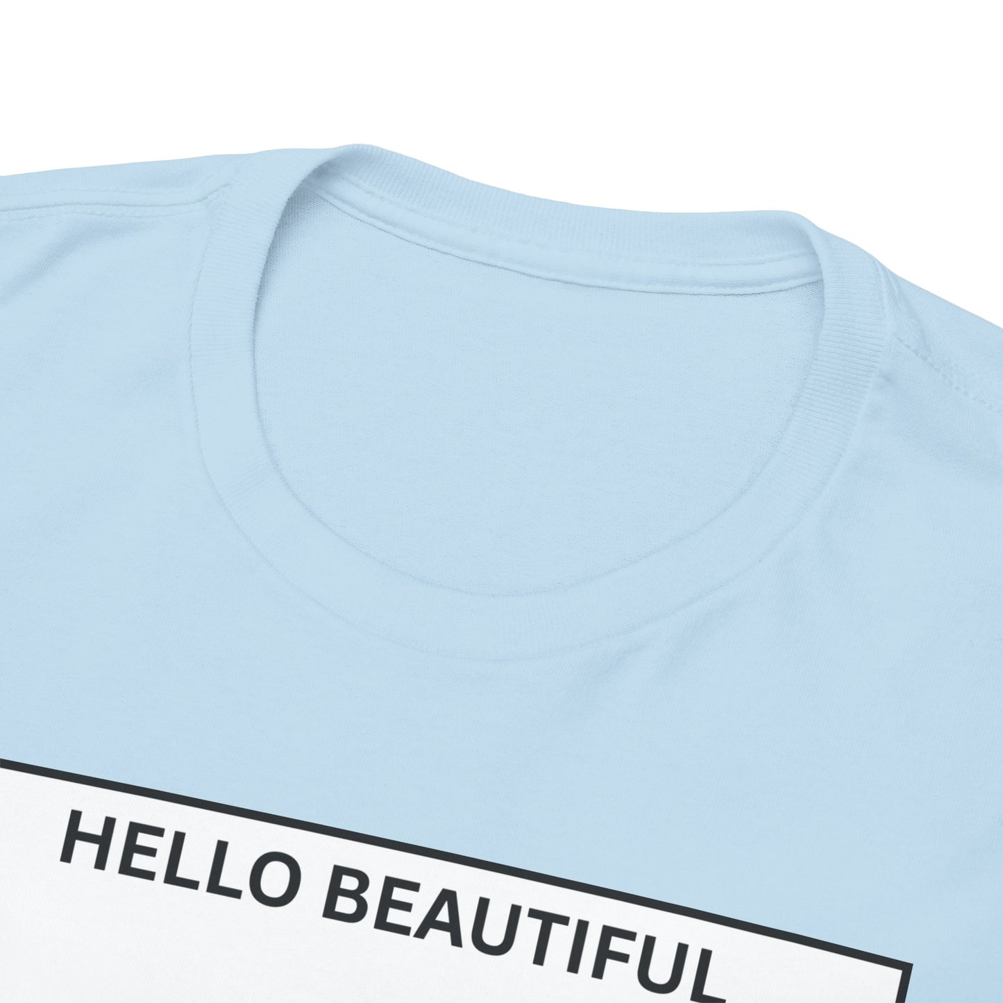 Hello Beautiful Sign Language T-Shirt — ASL Floral Graphic Tee