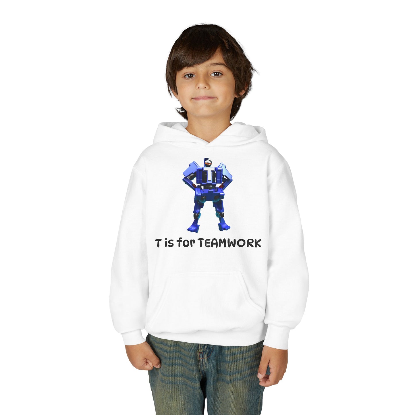 Unisex Teamwork Hoodie - Motivational Sweatshirt, Fun Gift for Students, Back to School Style, Team Spirit Apparel, Cozy Hoodie