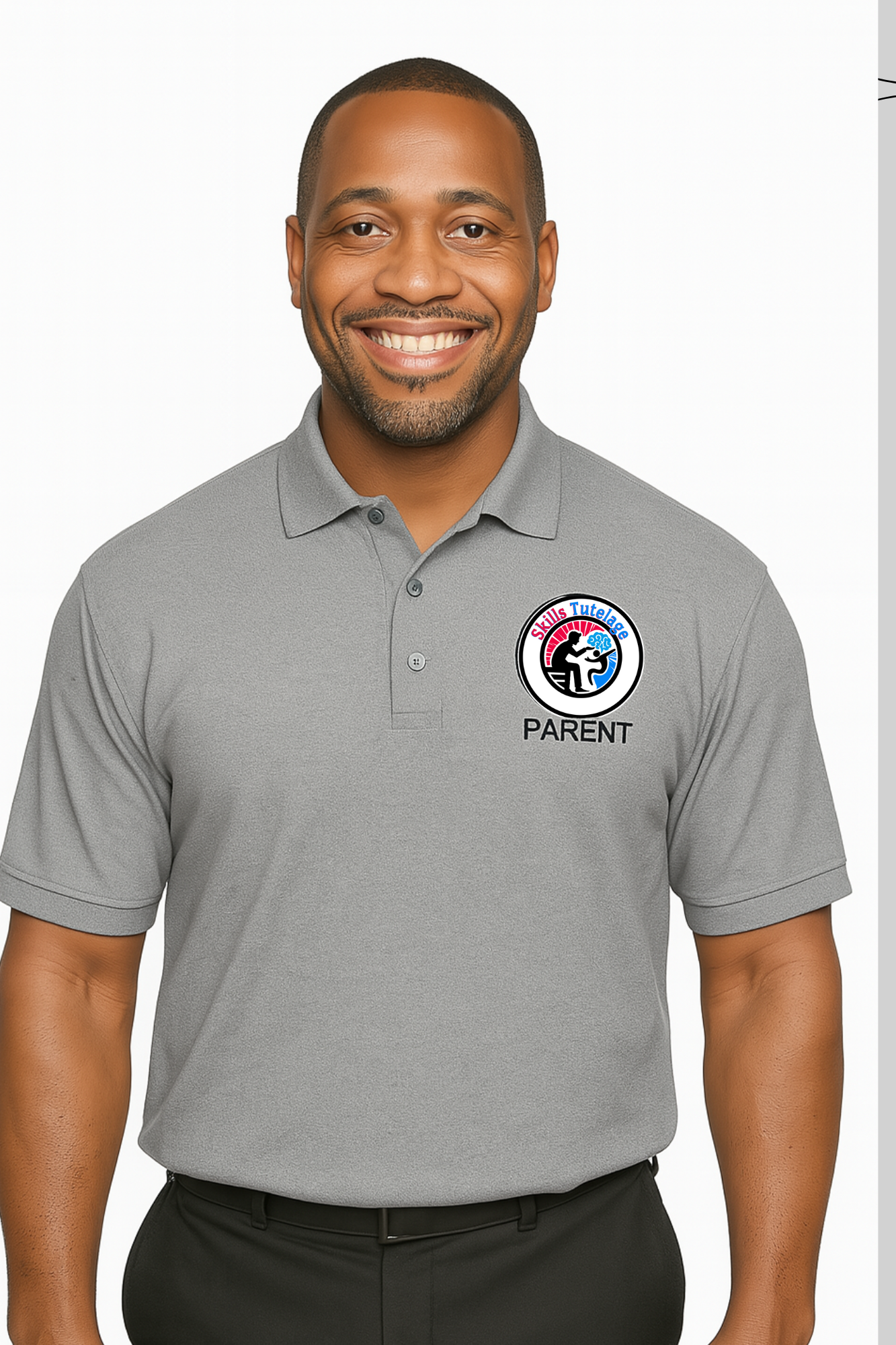 Embroidered Skills Tutelage Parent Polo Shirt