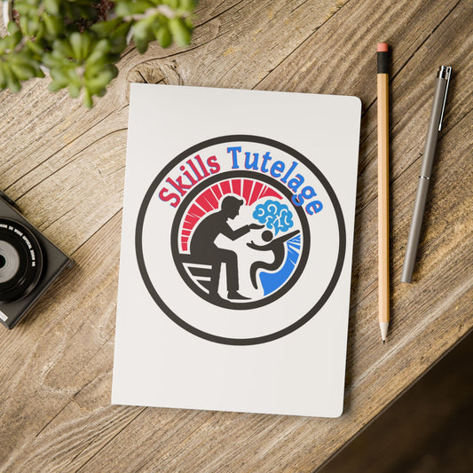 Skills Tutelage Softcover Journal — Inspirational Learning Notebook with 'S' Monogram Design