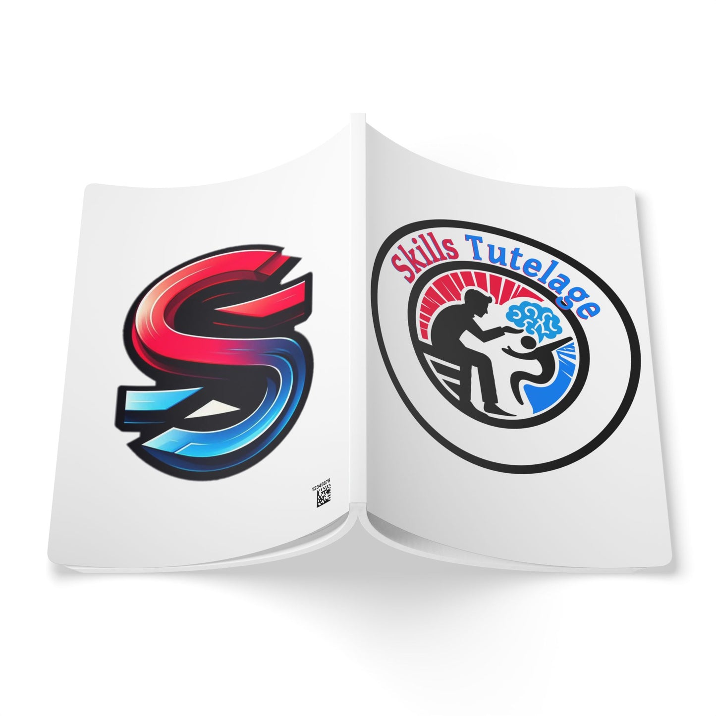 Skills Tutelage Softcover Journal — Inspirational Learning Notebook with 'S' Monogram Design