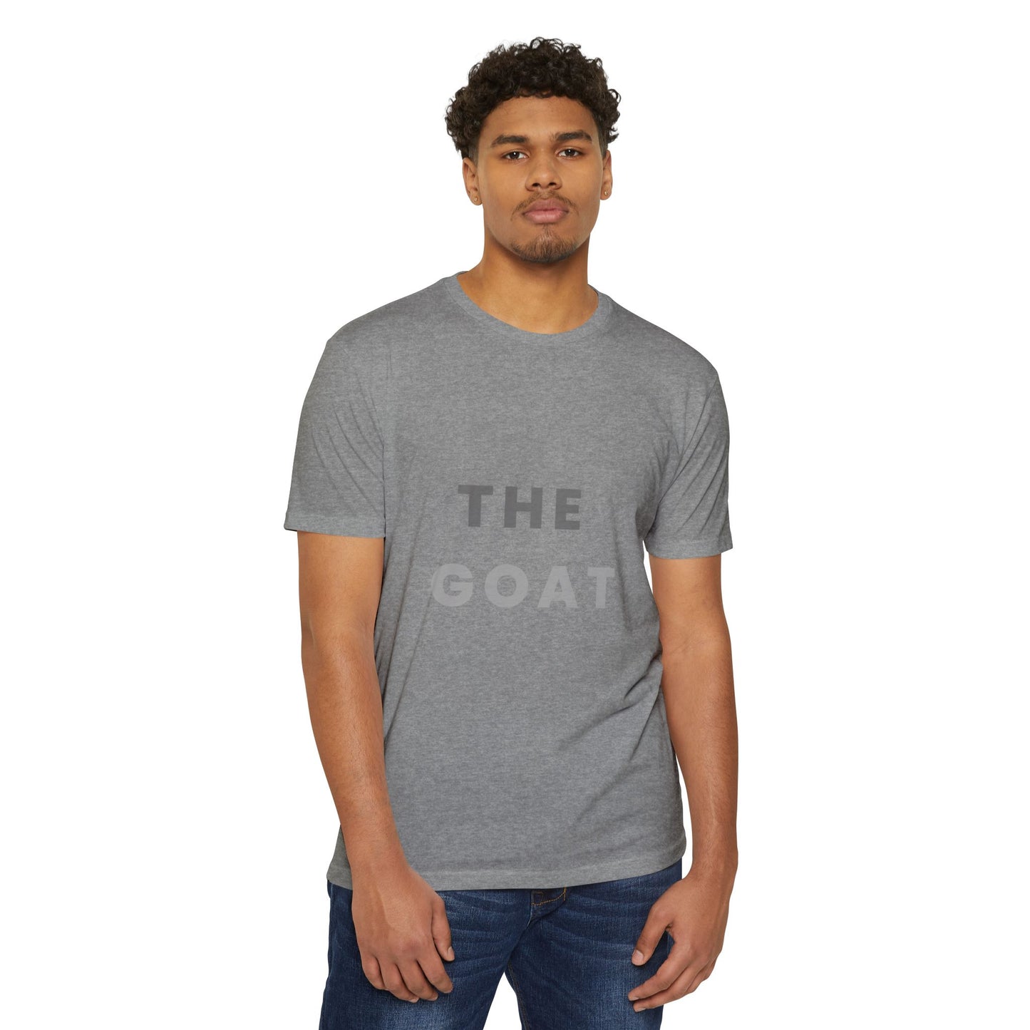 THE GOAT Graphic T-Shirt — Bold Minimalist Statement Tee
