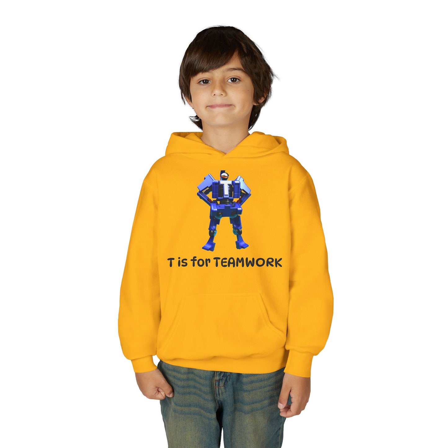 Unisex Teamwork Hoodie - Motivational Sweatshirt, Fun Gift for Students, Back to School Style, Team Spirit Apparel, Cozy Hoodie