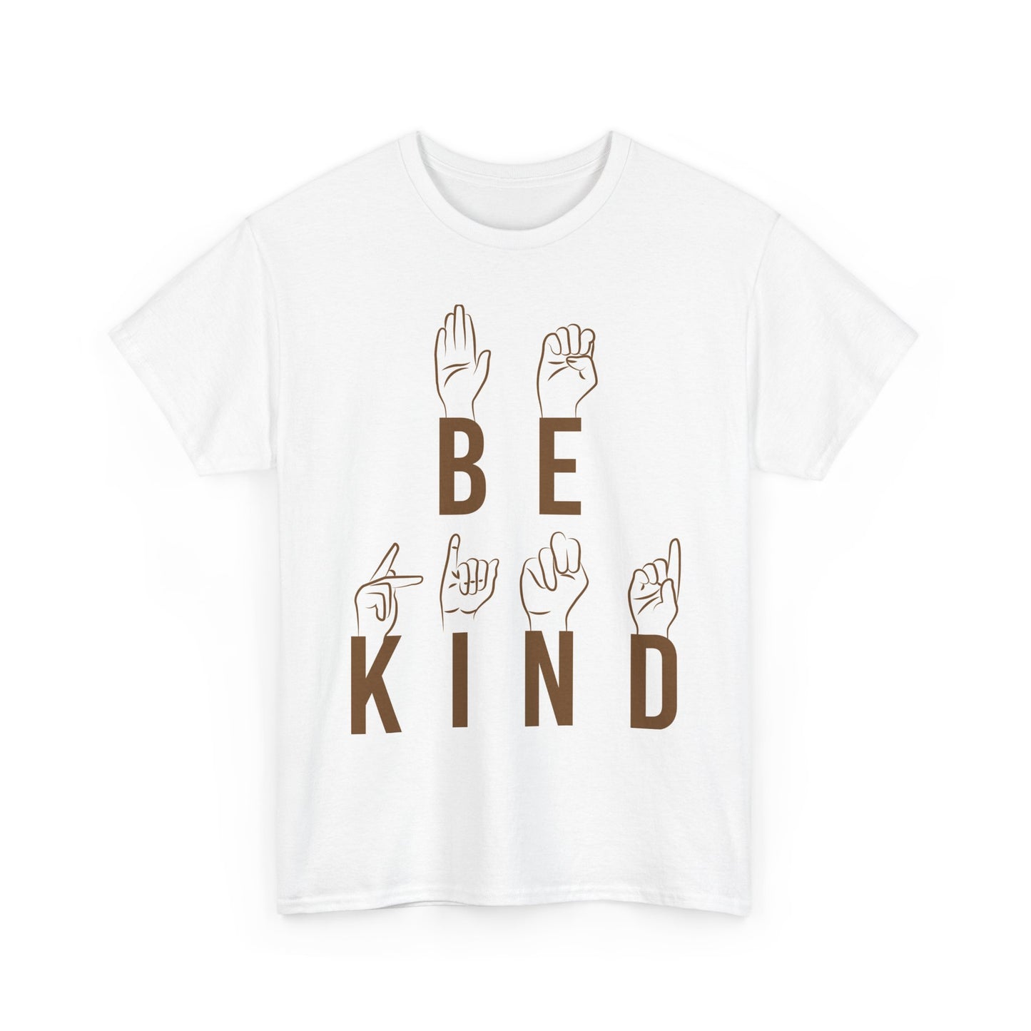 Be Kind ASL T-Shirt — Sign Language Positive Message Tee