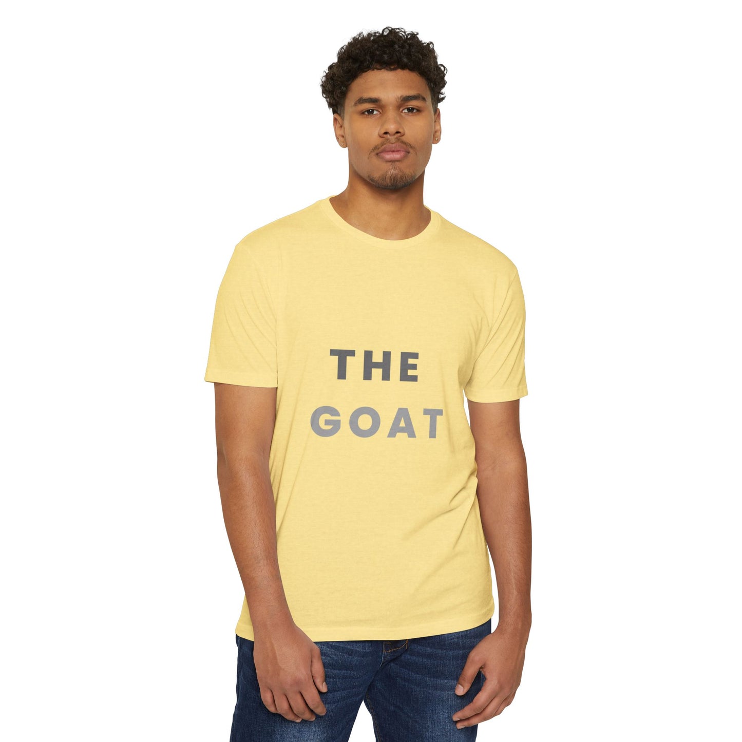 THE GOAT Graphic T-Shirt — Bold Minimalist Statement Tee