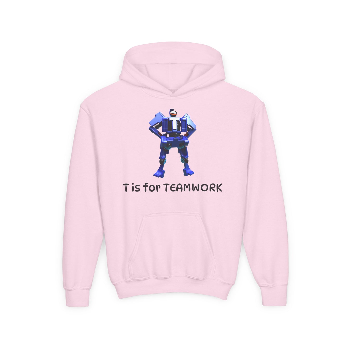 Unisex Teamwork Hoodie - Motivational Sweatshirt, Fun Gift for Students, Back to School Style, Team Spirit Apparel, Cozy Hoodie