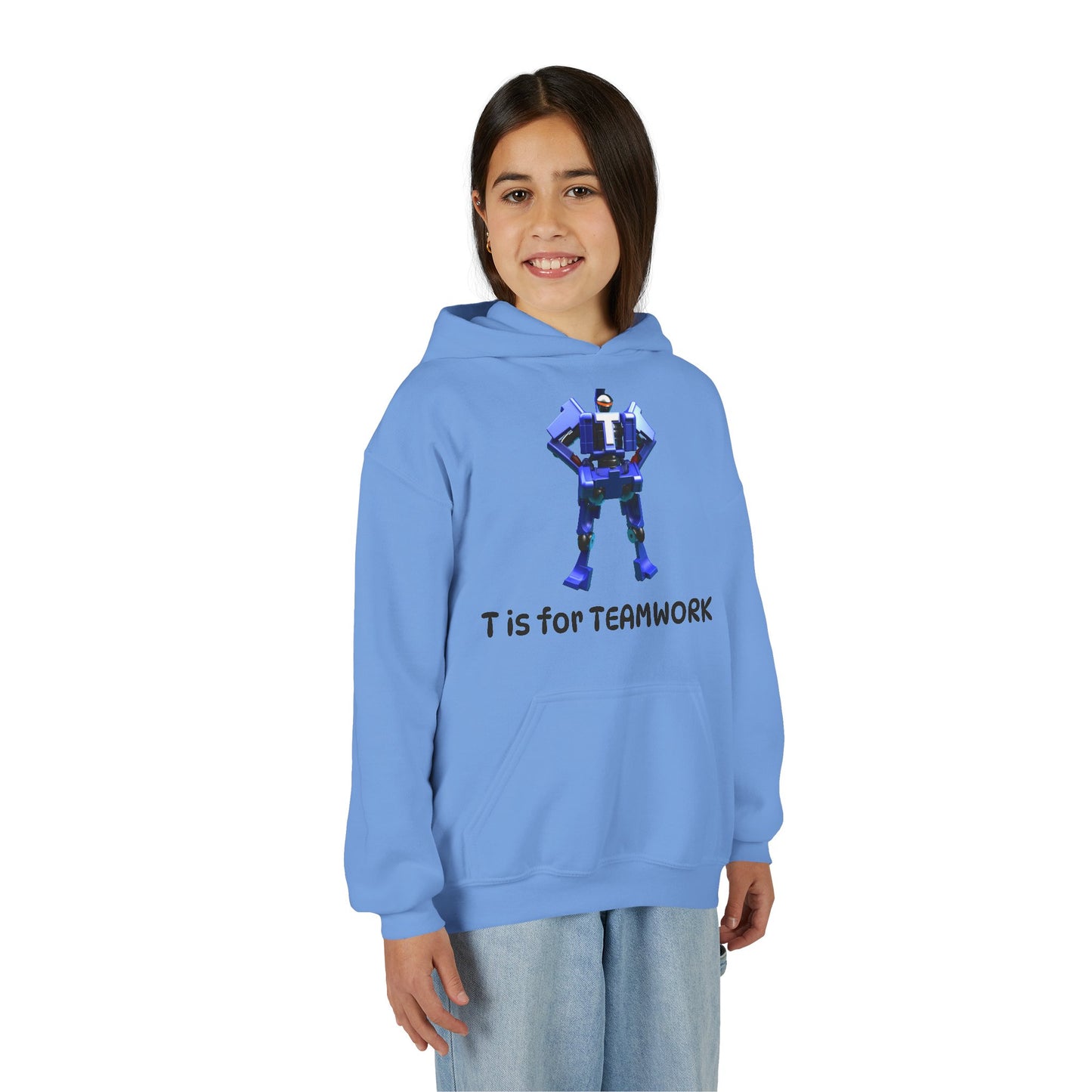 Unisex Teamwork Hoodie - Motivational Sweatshirt, Fun Gift for Students, Back to School Style, Team Spirit Apparel, Cozy Hoodie
