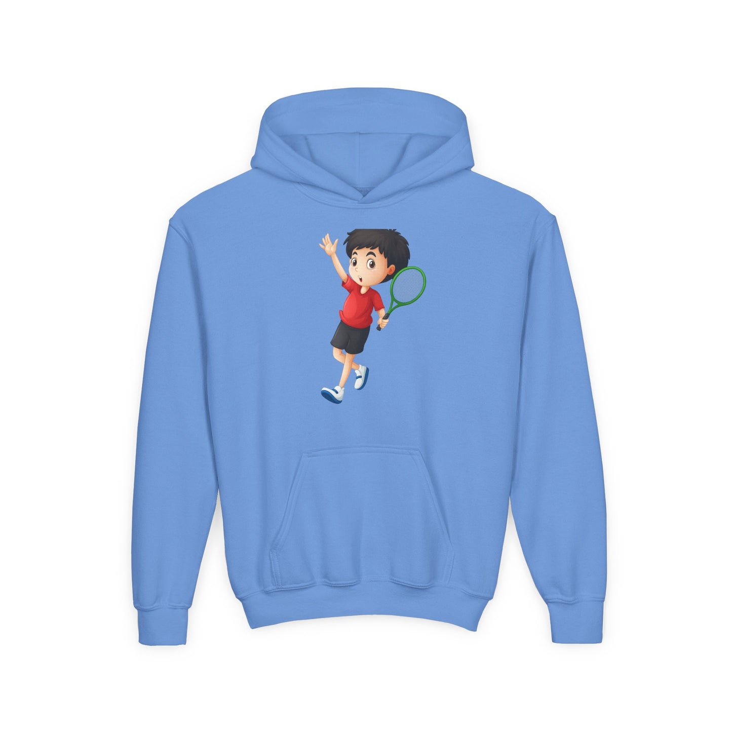 Youth Tennis Hoodie - Activewear Sweatshirt for Kids, Sports Hoodie, Birthday Gift, Tennis Lover Apparel, Cozy Youth Top