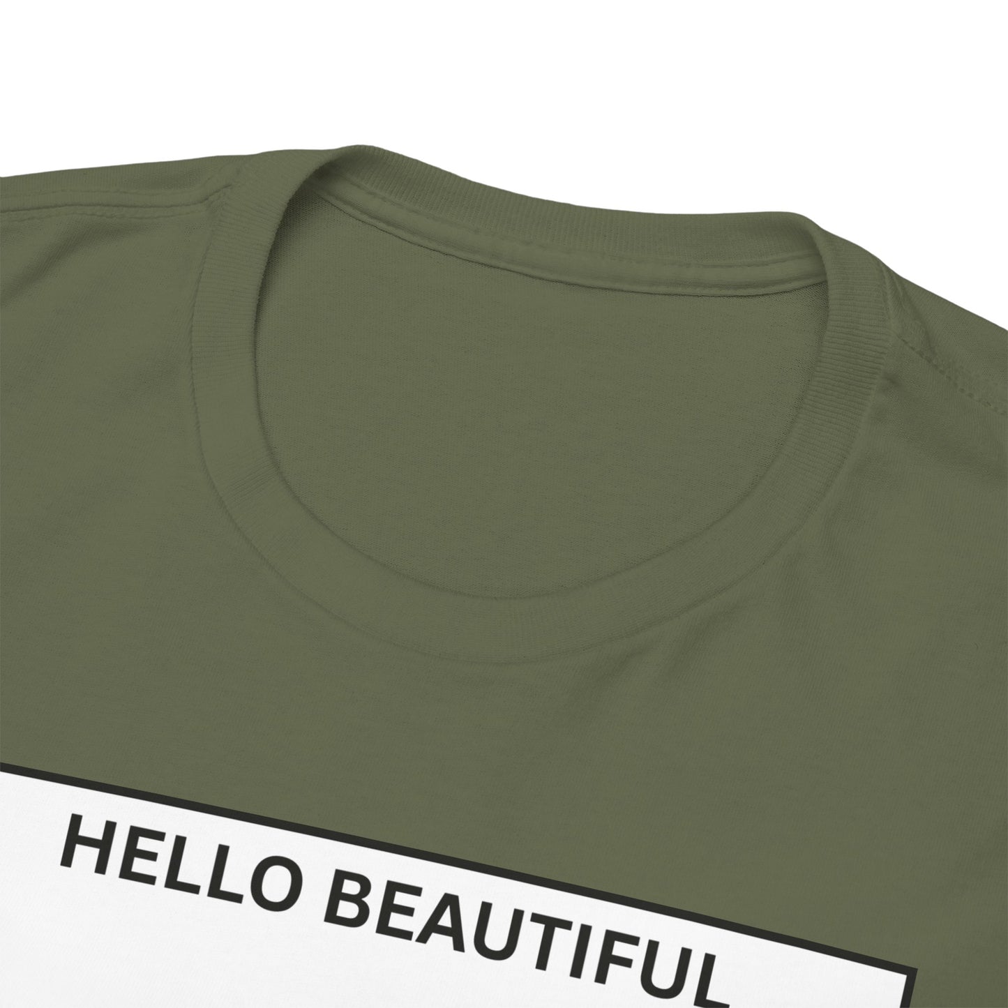 Hello Beautiful Sign Language T-Shirt — ASL Floral Graphic Tee